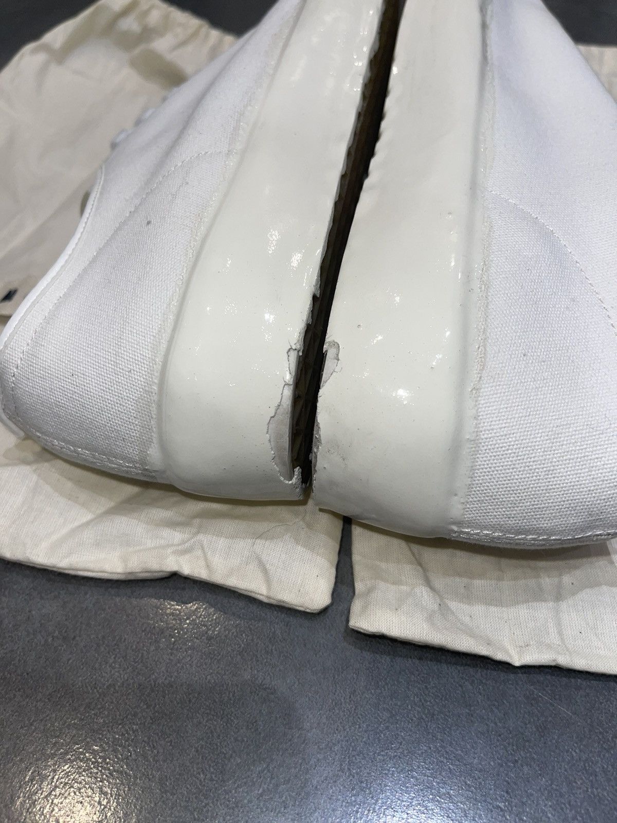Marni SS20 Marni Logo Rubber Low-Top White Sneakers Size US 10 / EU 43 - 12 Thumbnail