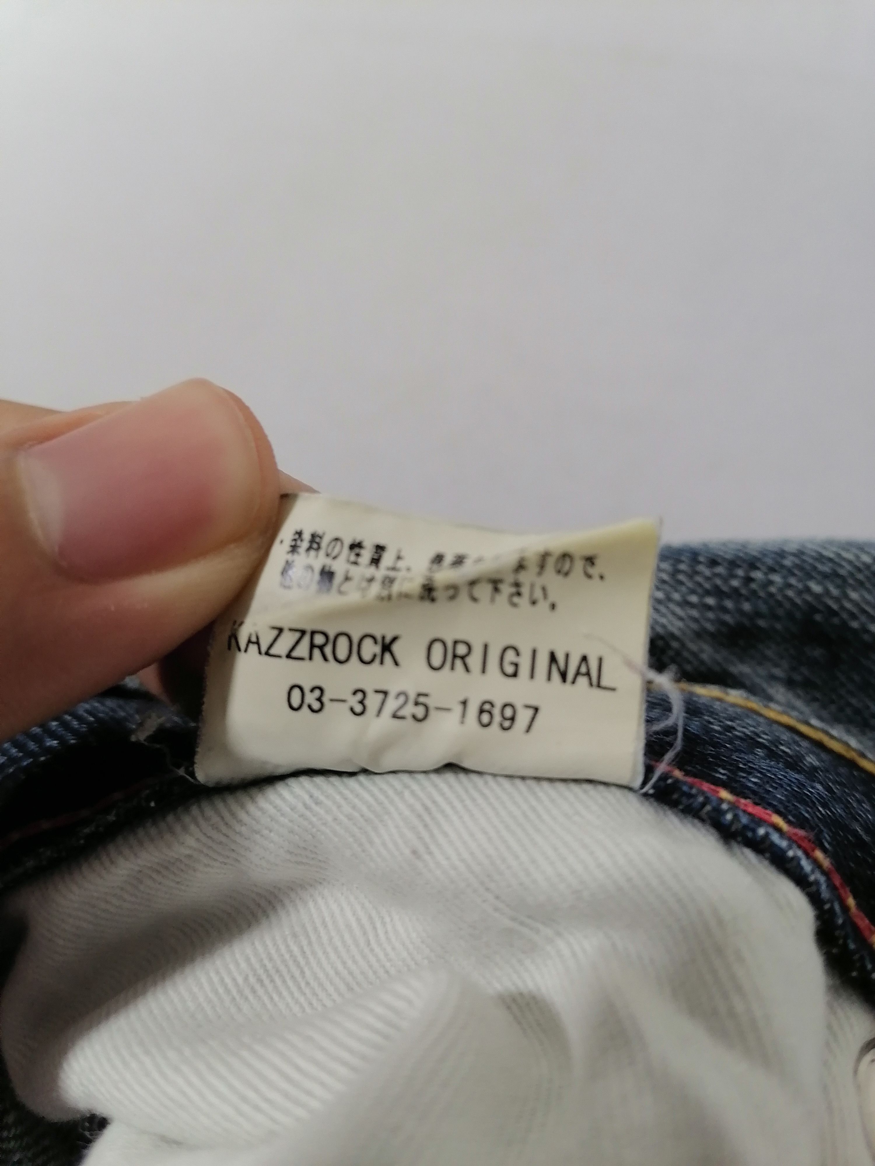 Designer × Japanese Brand Kazzrock Original Denim Jeans Size US 30 / EU 46 - 7 Thumbnail