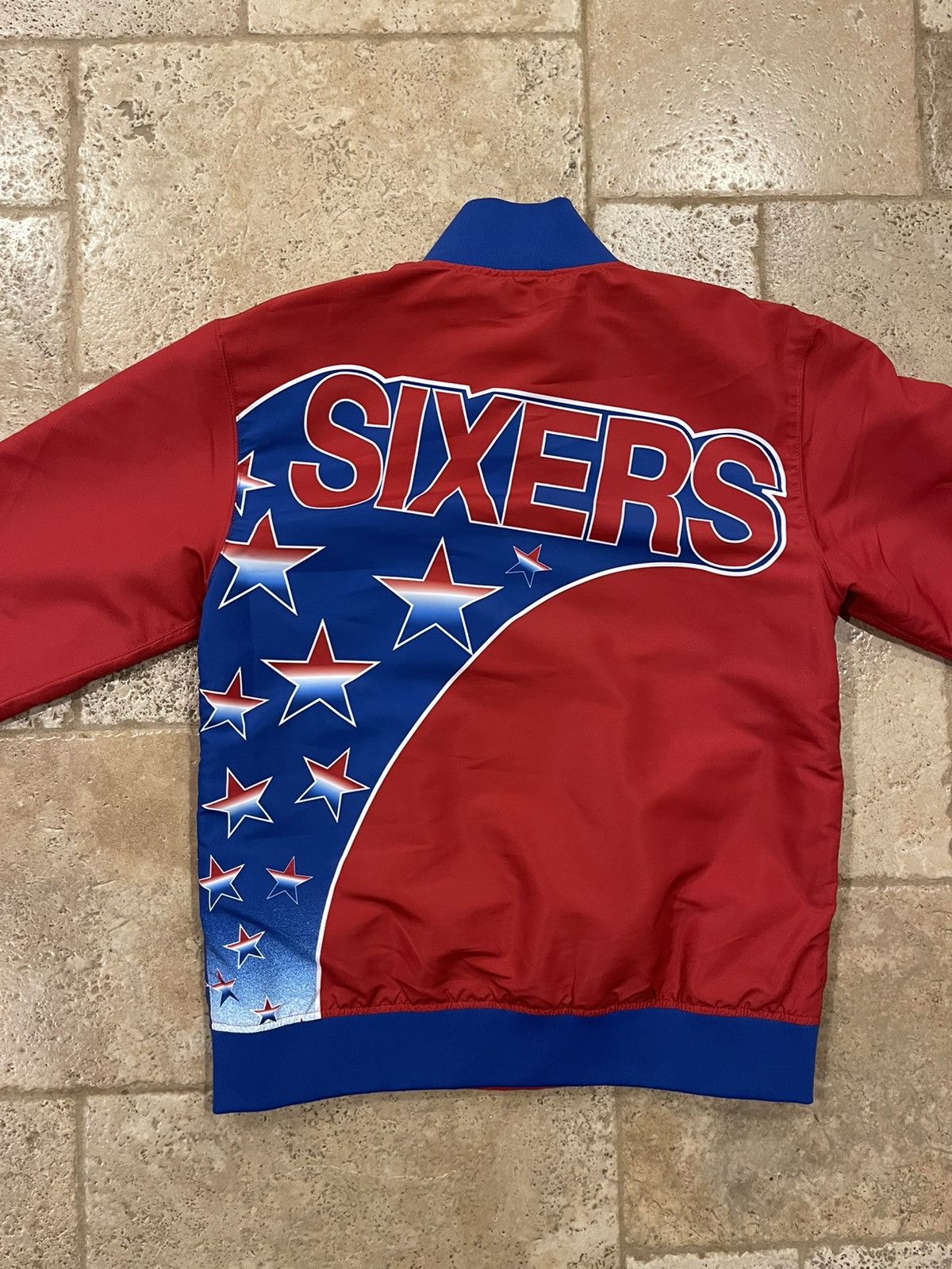 Mitchell & Ness Mitchell & Ness Authentic NBA Warm Up Jacket Phil 76ers Size US L / EU 52-54 / 3 - 3 Thumbnail