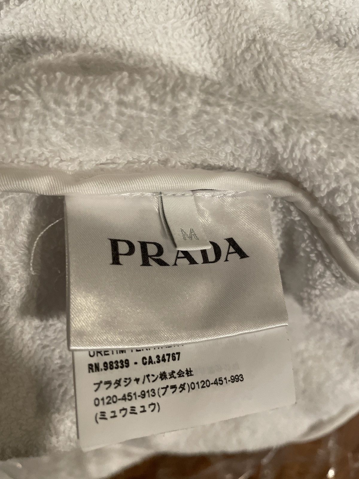 Prada Terry Cloth Bowling Shirt
