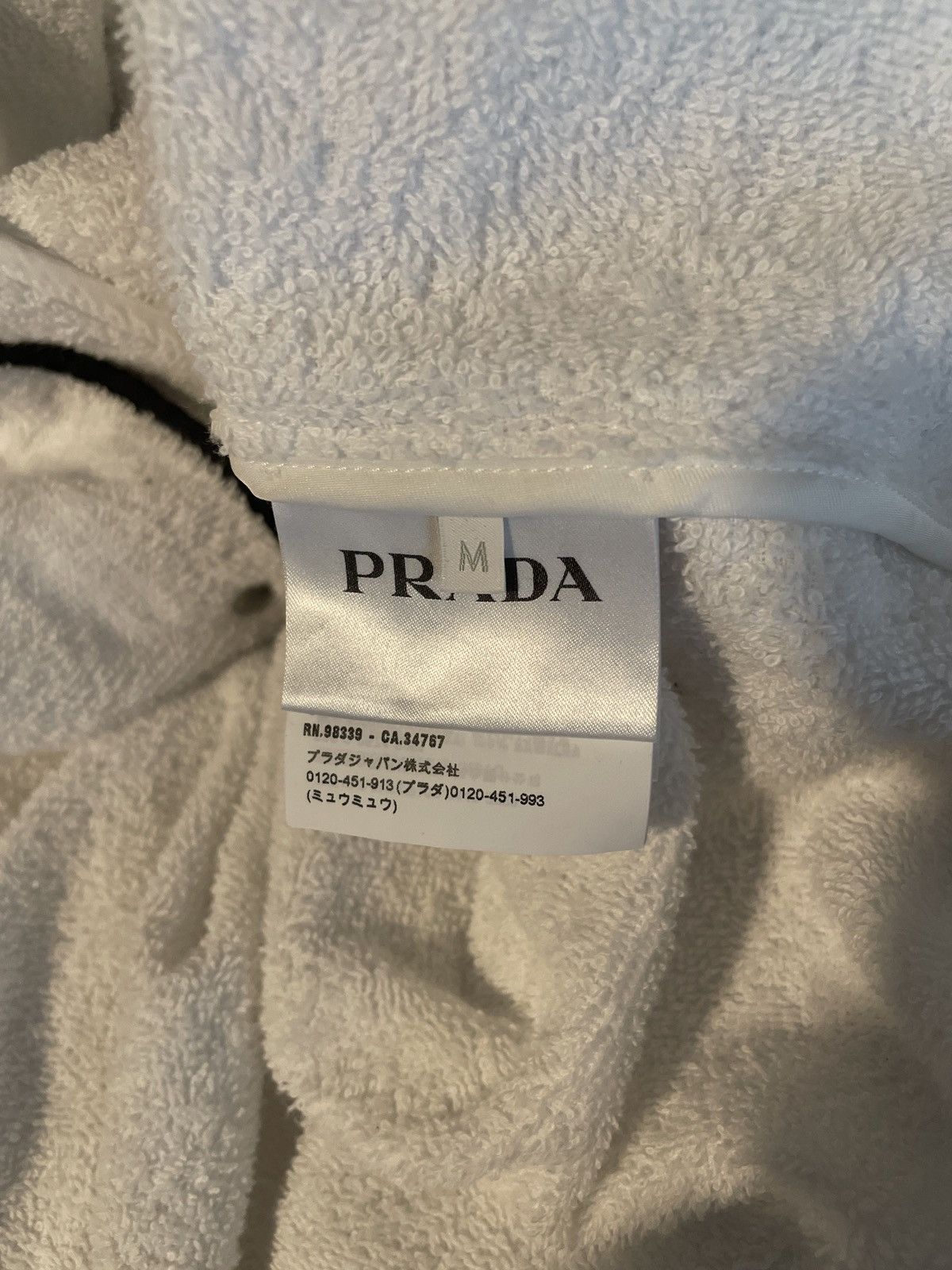 Prada Terry Cloth Bowling Shirt