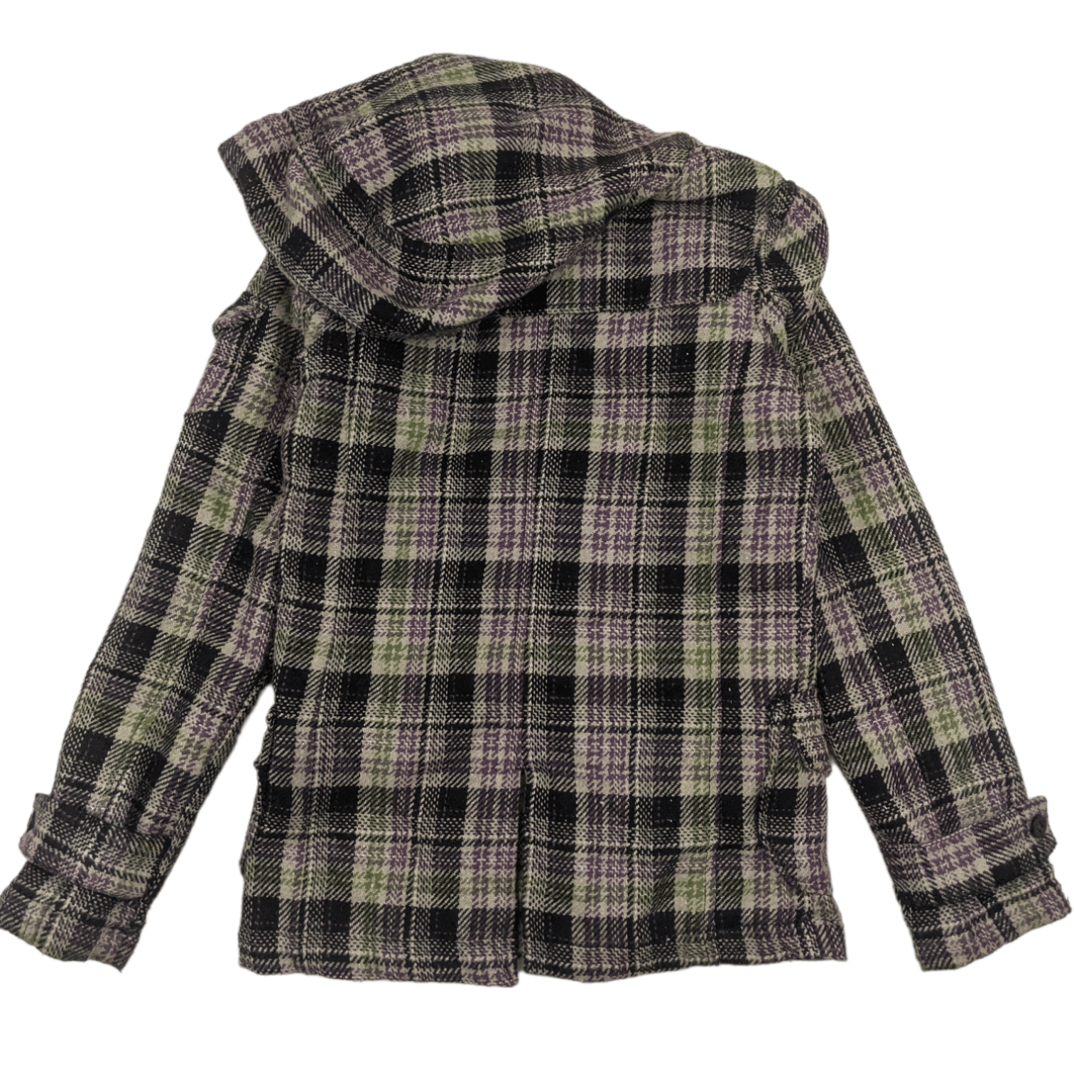 Element ELEMENT Check Frog Closure Winter Wool Jacket Hoodie Size S / US 4 / IT 40 - 7 Thumbnail