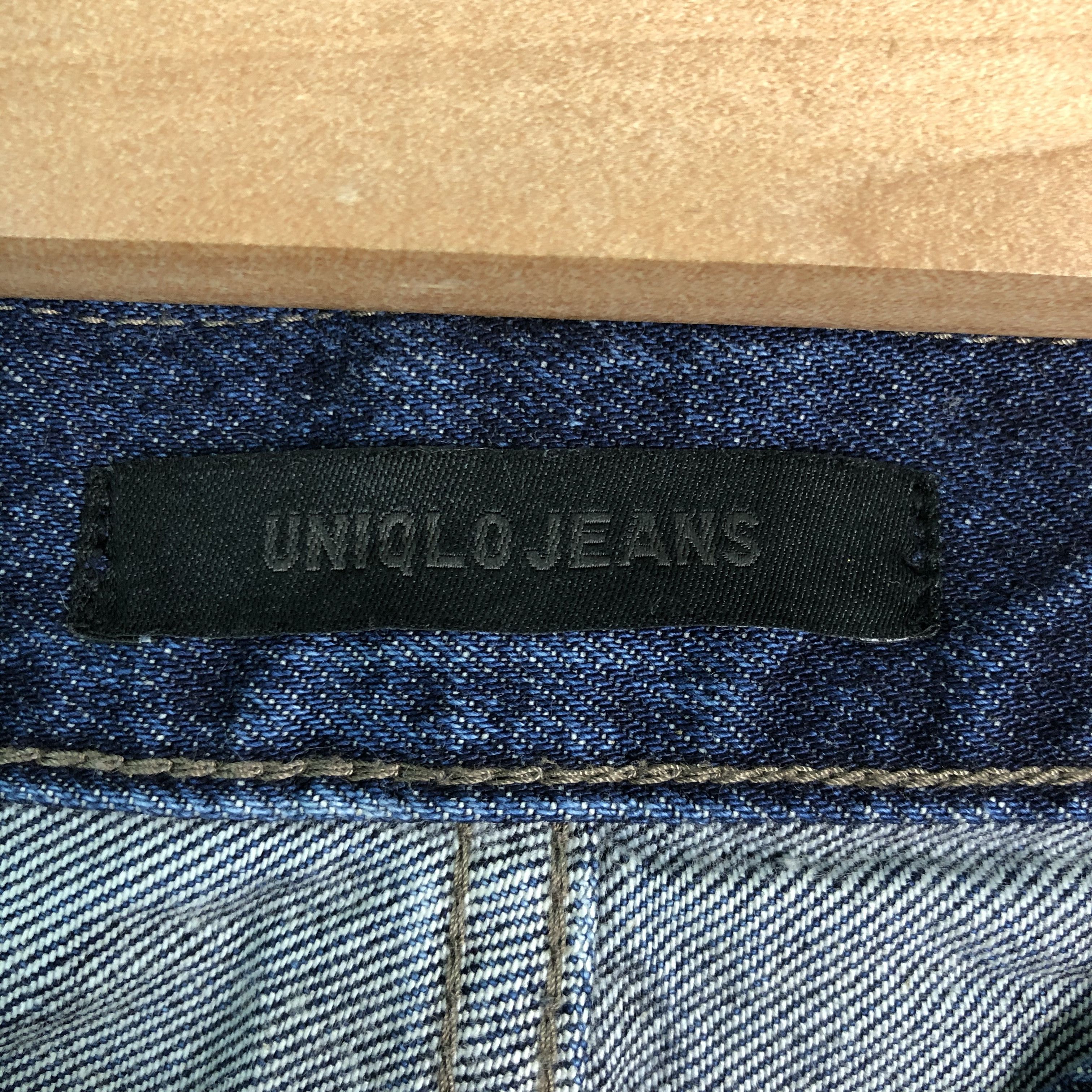 Uniqlo DLL Uniqlo japan Distressed Blue Denim Pants #c084 Size US 33 - 6 Thumbnail