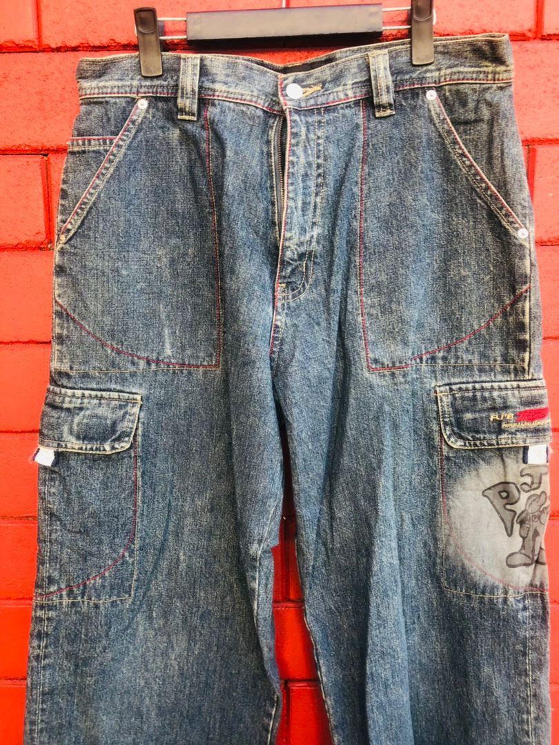 Japanese Brand × Vintage Vintage PJ’S Surf Hip Hop Japanese Designer Fashion Style Size US 33 - 3 Thumbnail