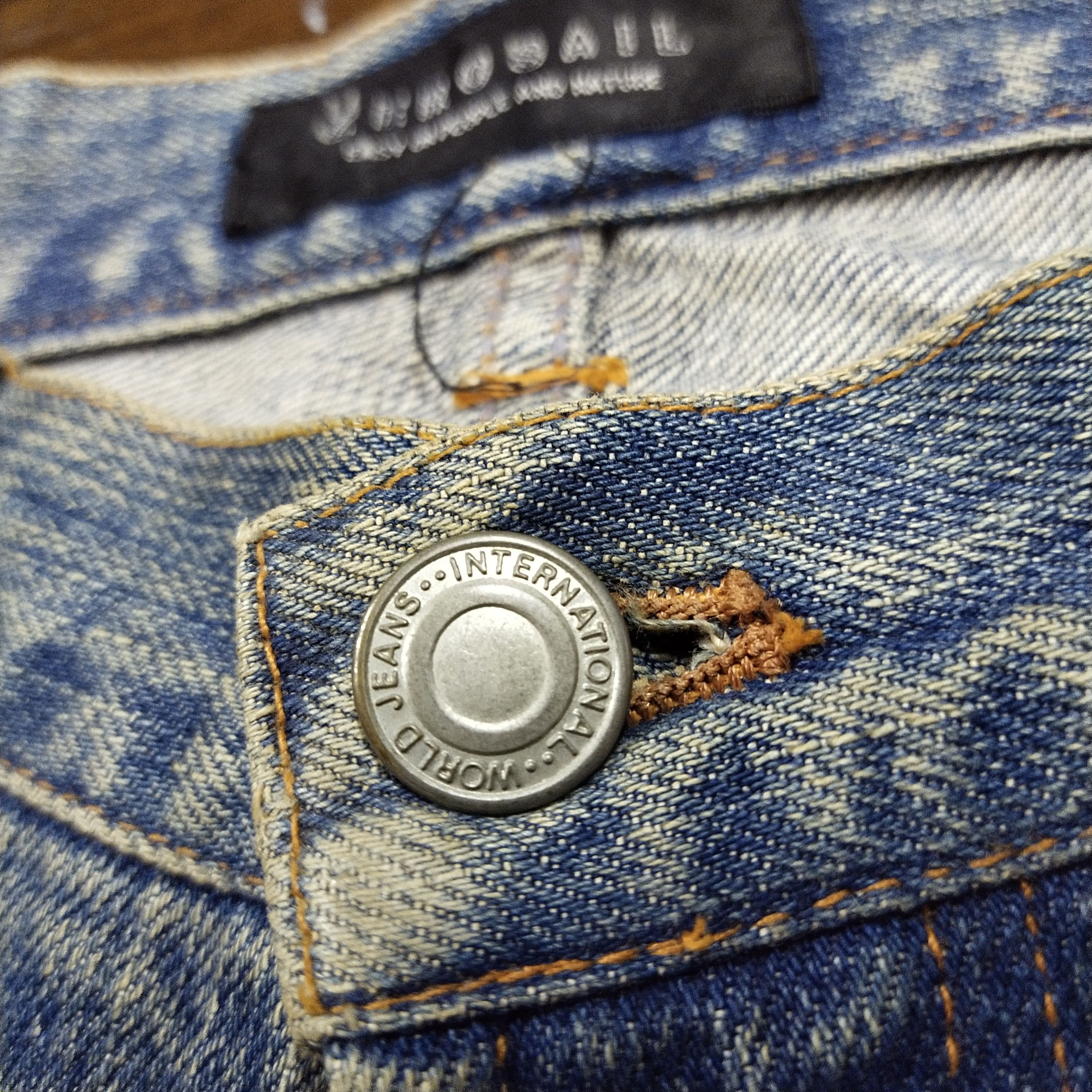 Japanese Brand Japanese Brand Patchwork Jeans Distressed Jeans Size US 32 / EU 48 - 5 Thumbnail