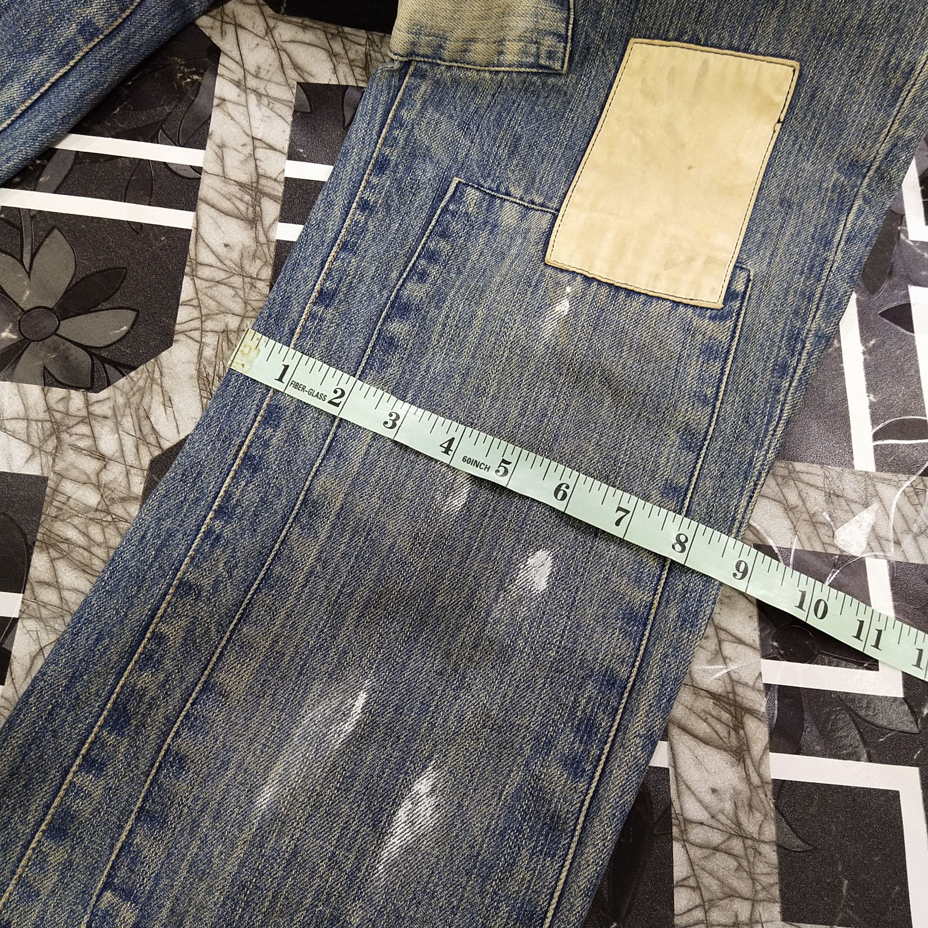 Japanese Brand Japanese Brand Patchwork Jeans Distressed Jeans Size US 32 / EU 48 - 14 Thumbnail
