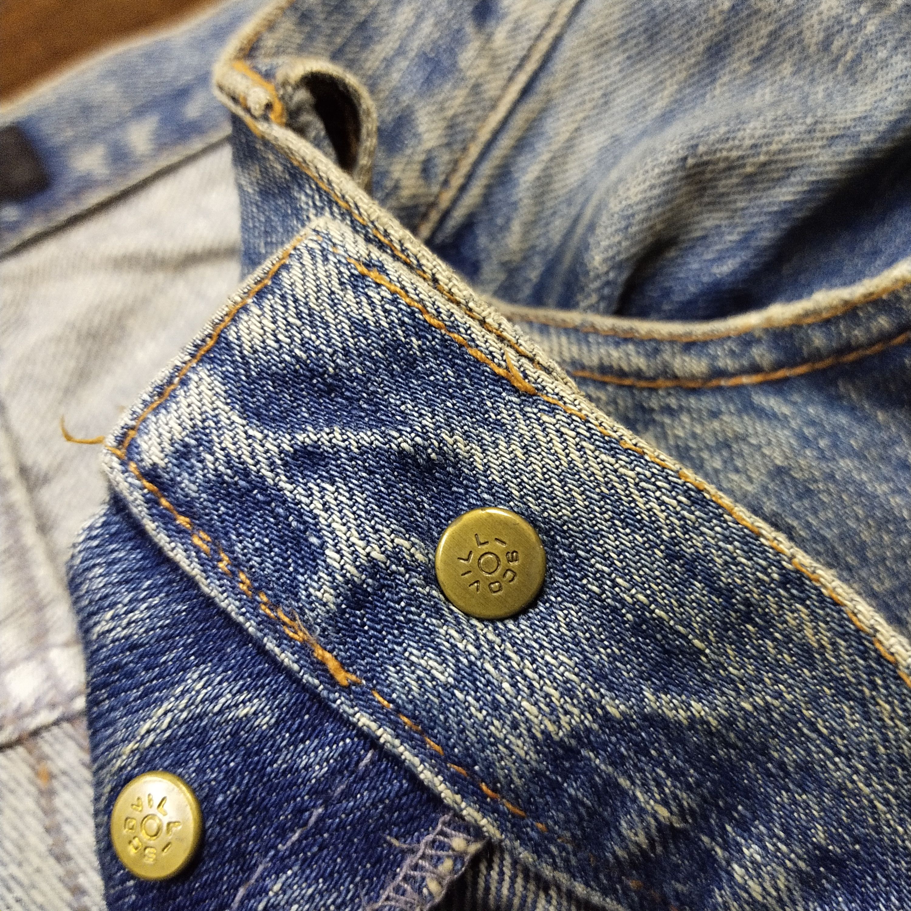 Japanese Brand Japanese Brand Patchwork Jeans Distressed Jeans Size US 32 / EU 48 - 6 Thumbnail