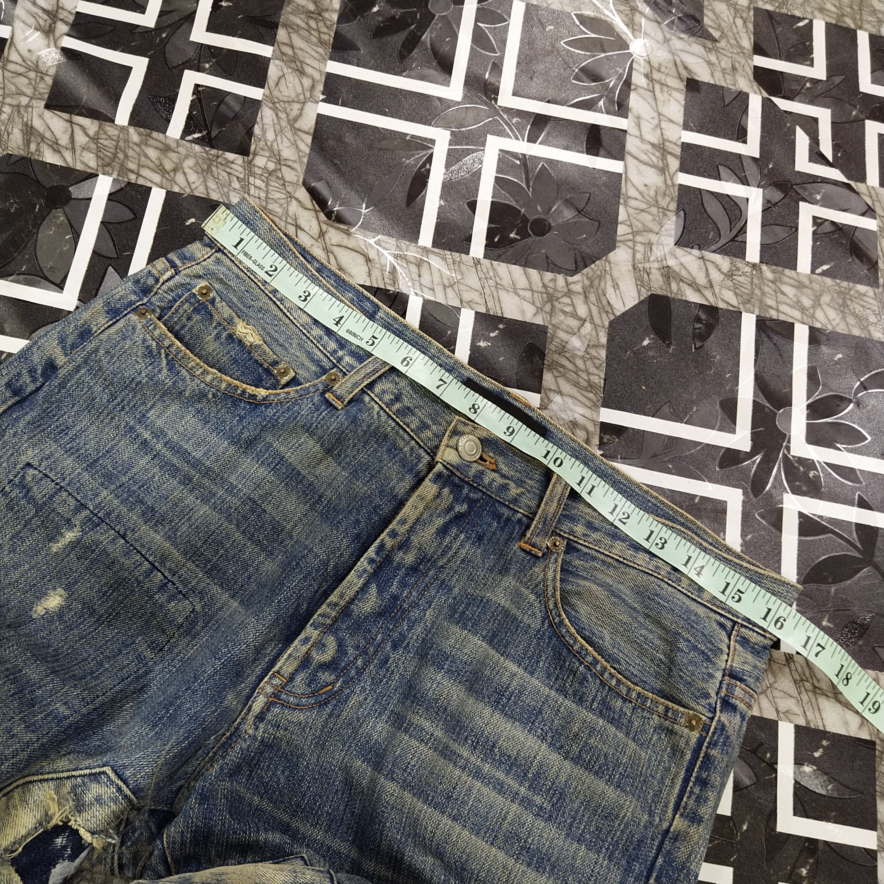 Japanese Brand Japanese Brand Patchwork Jeans Distressed Jeans Size US 32 / EU 48 - 11 Thumbnail