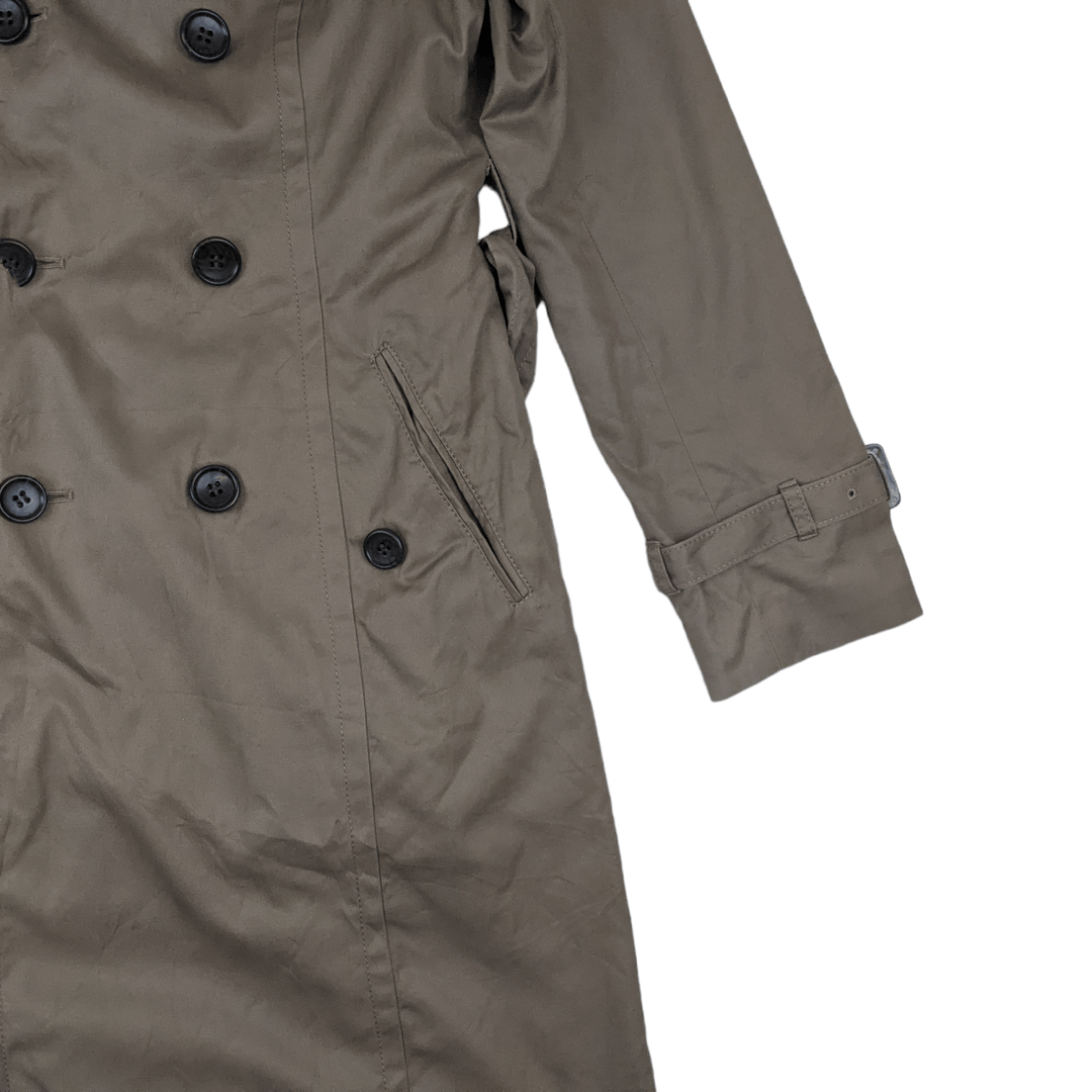 Uniqlo Vintage UNIQLO Long Trench Coat Jacket Size S / US 4 / IT 40 - 6 Thumbnail
