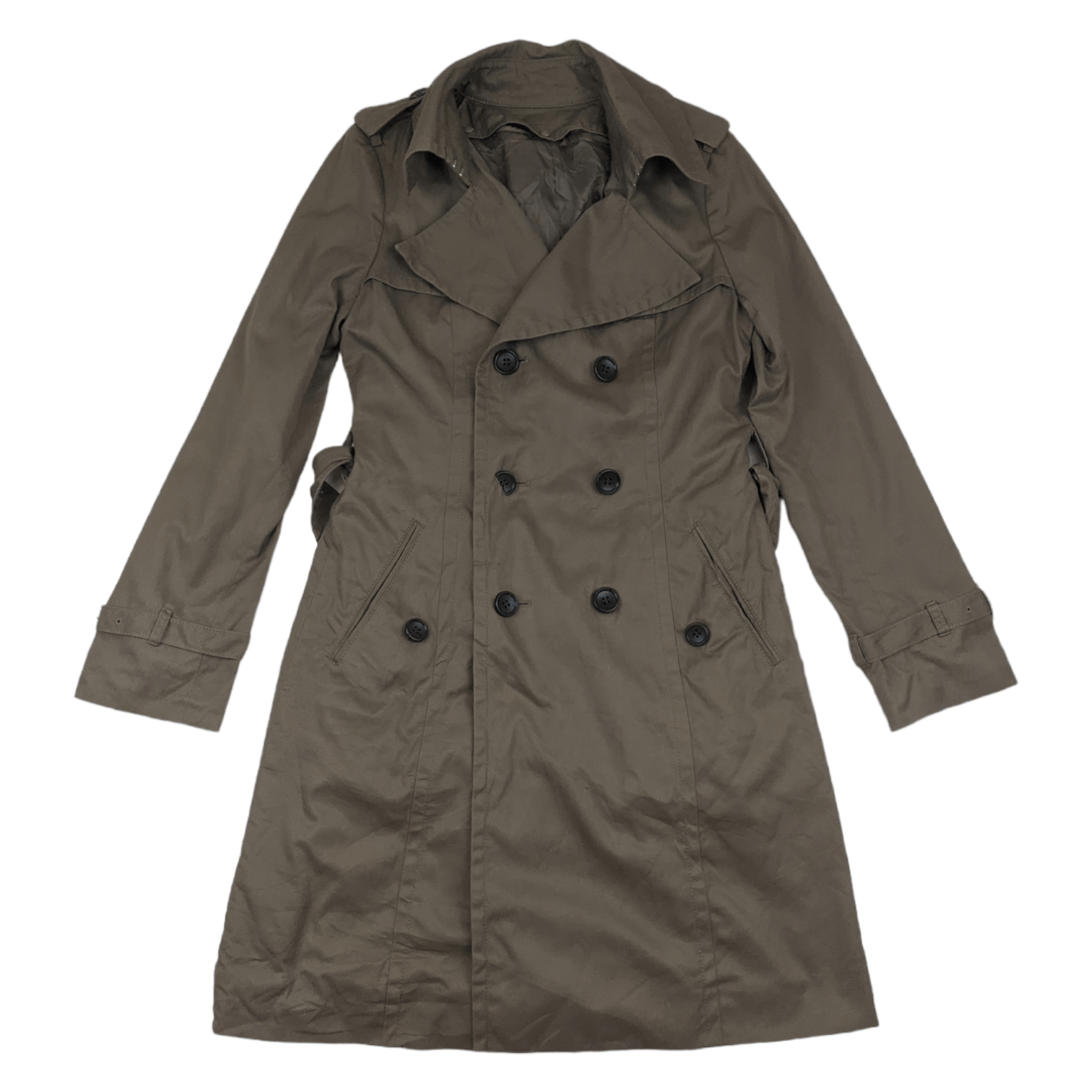 Uniqlo Vintage UNIQLO Long Trench Coat Jacket Size S / US 4 / IT 40 - 2 Thumbnail