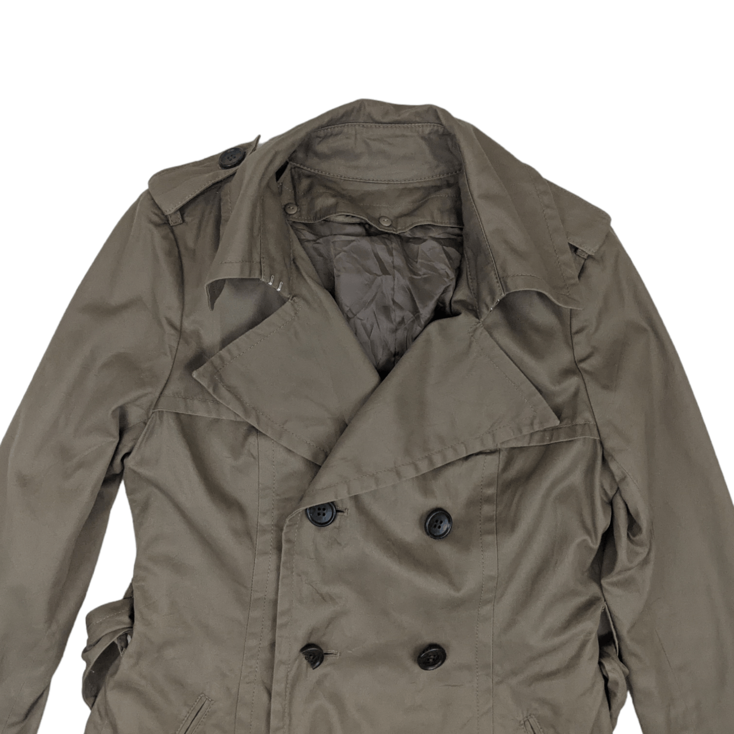 Uniqlo Vintage UNIQLO Long Trench Coat Jacket Size S / US 4 / IT 40 - 4 Thumbnail