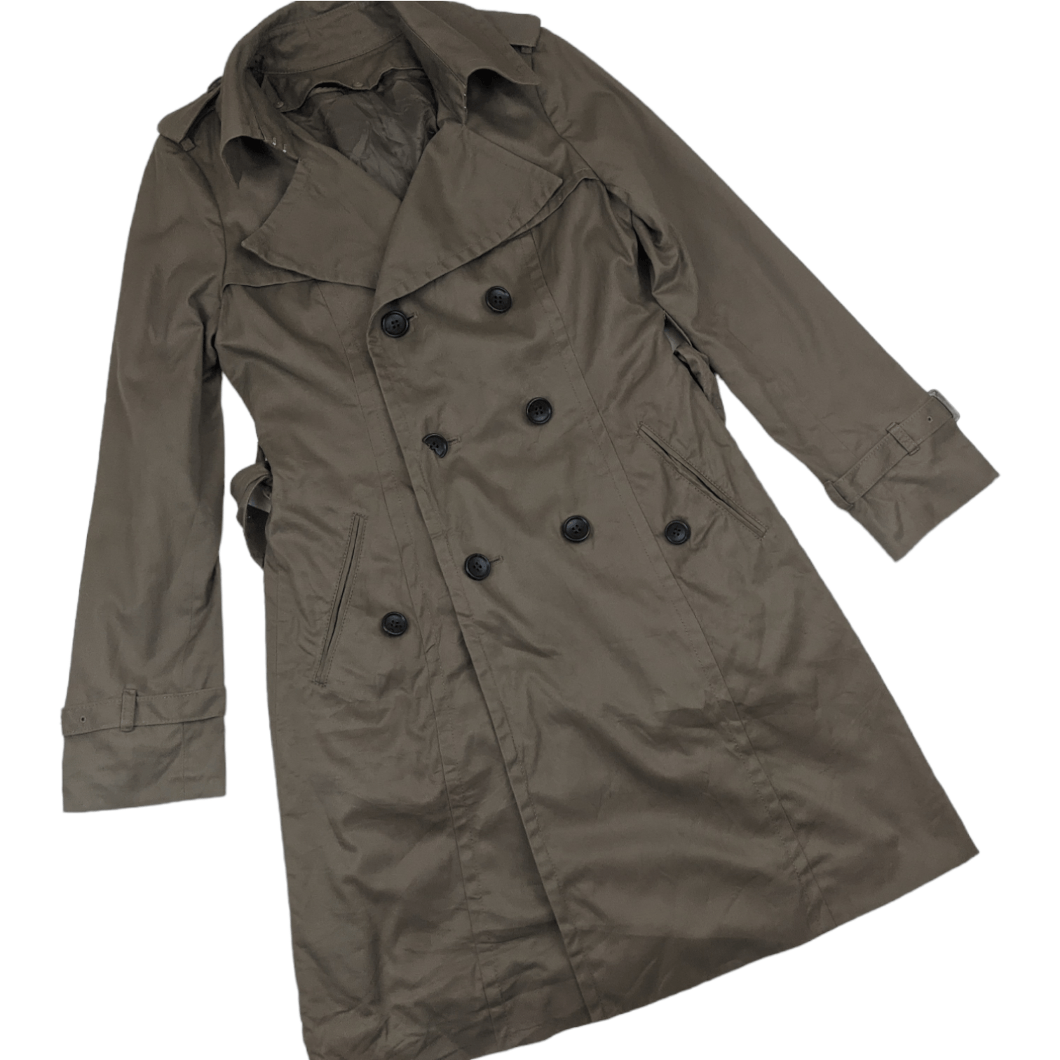 Uniqlo Vintage UNIQLO Long Trench Coat Jacket Size S / US 4 / IT 40 - 3 Thumbnail