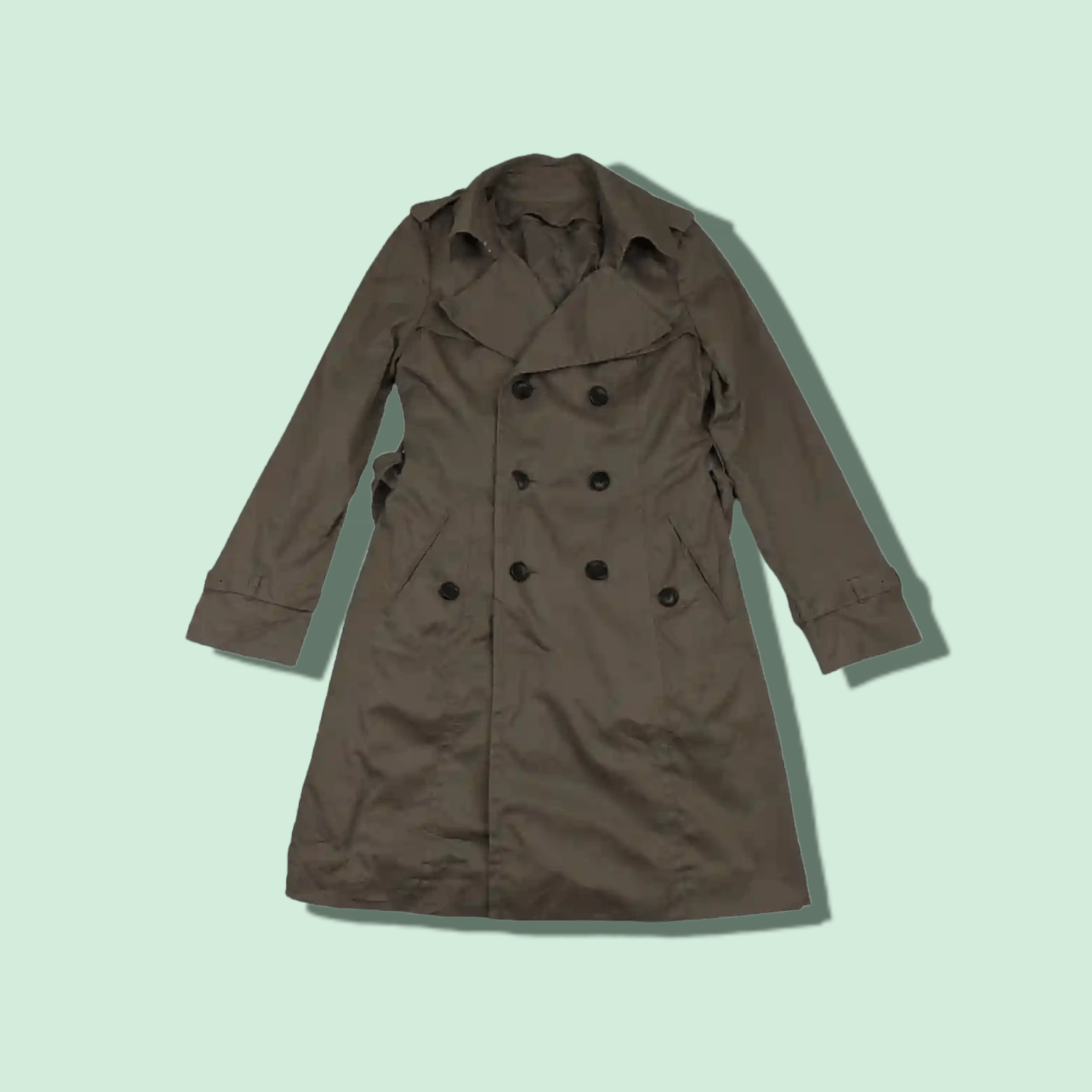 Uniqlo Vintage UNIQLO Long Trench Coat Jacket Size S / US 4 / IT 40 - 1 Thumbnail
