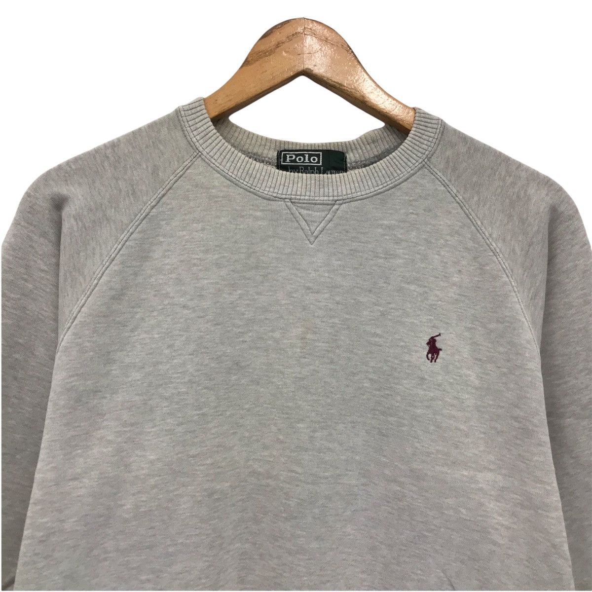 Polo Ralph Lauren × Ralph Lauren × Vintage Vintage Polo Small Pony Sweatshirt Size S / US 4 / IT 40 - 2 Thumbnail