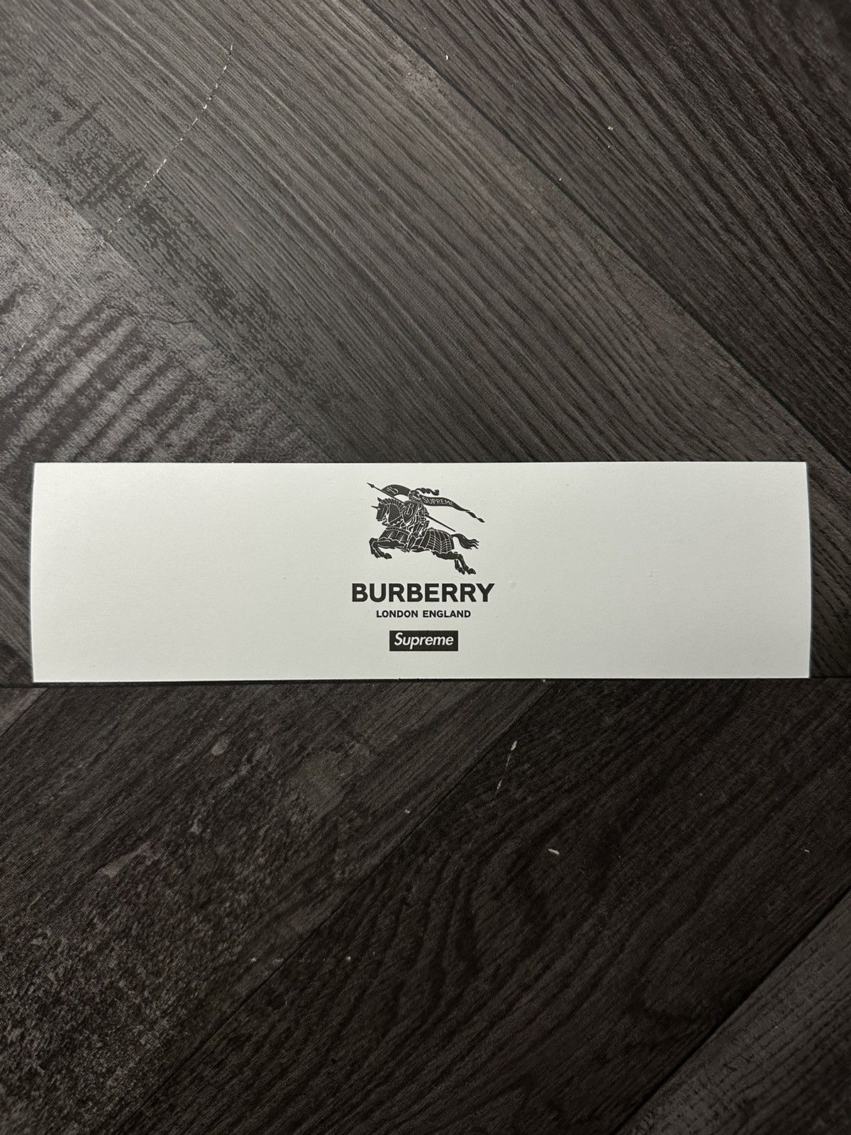 Supreme Supreme Burberry Box Logo Sticker Size ONE SIZE - 2 Thumbnail
