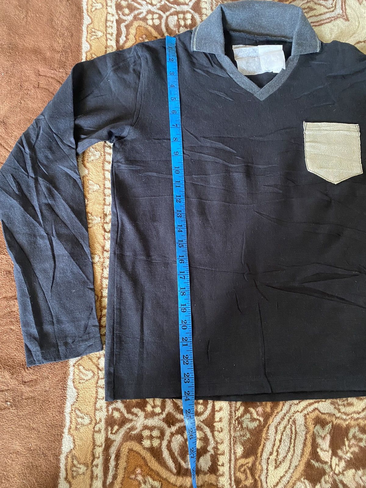 Davit Meursault Japan Davit MEURSAULT Japan Single Pocket Long Sleeve Shirt Size US M / EU 48-50 / 2 - 11 Thumbnail