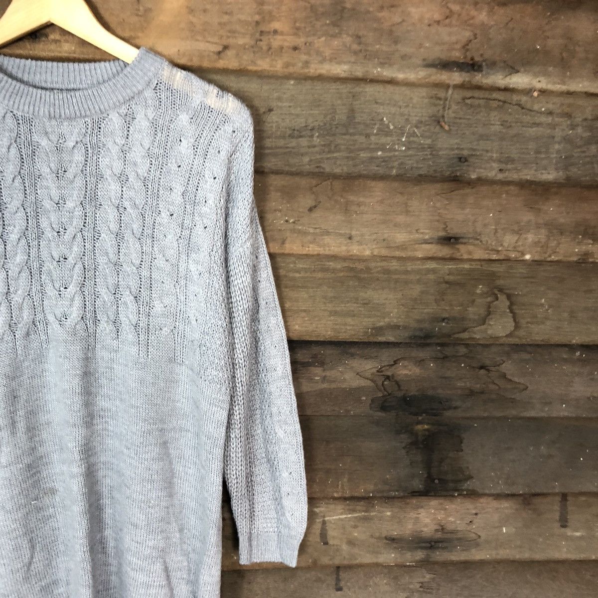 Japan Grey Long Knitwear #A107