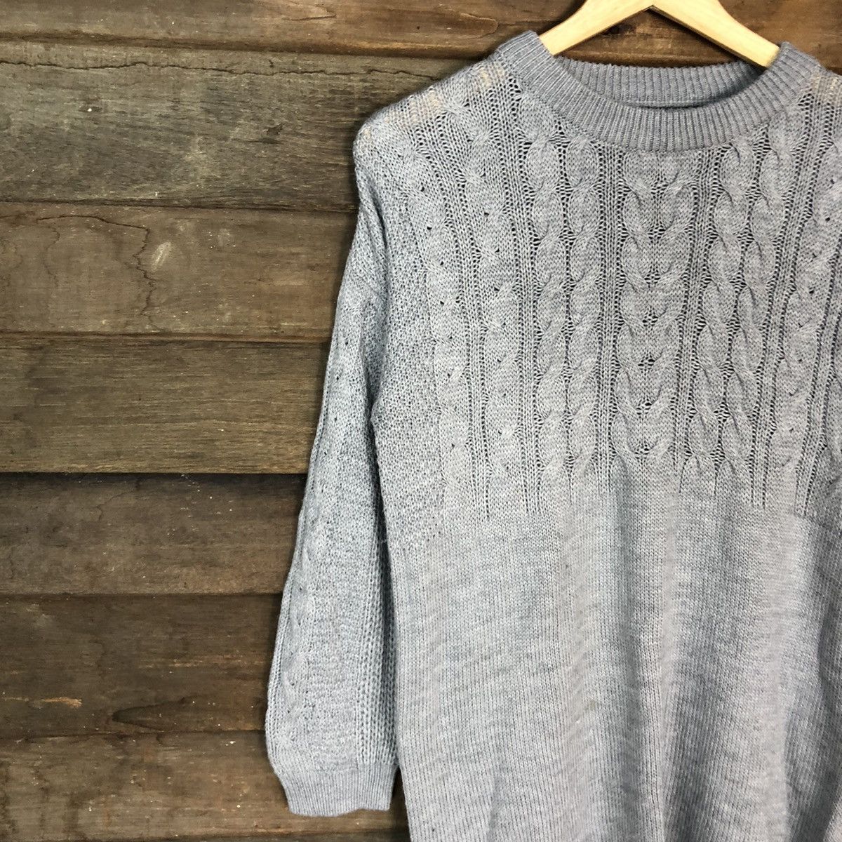 Japan Grey Long Knitwear #A107