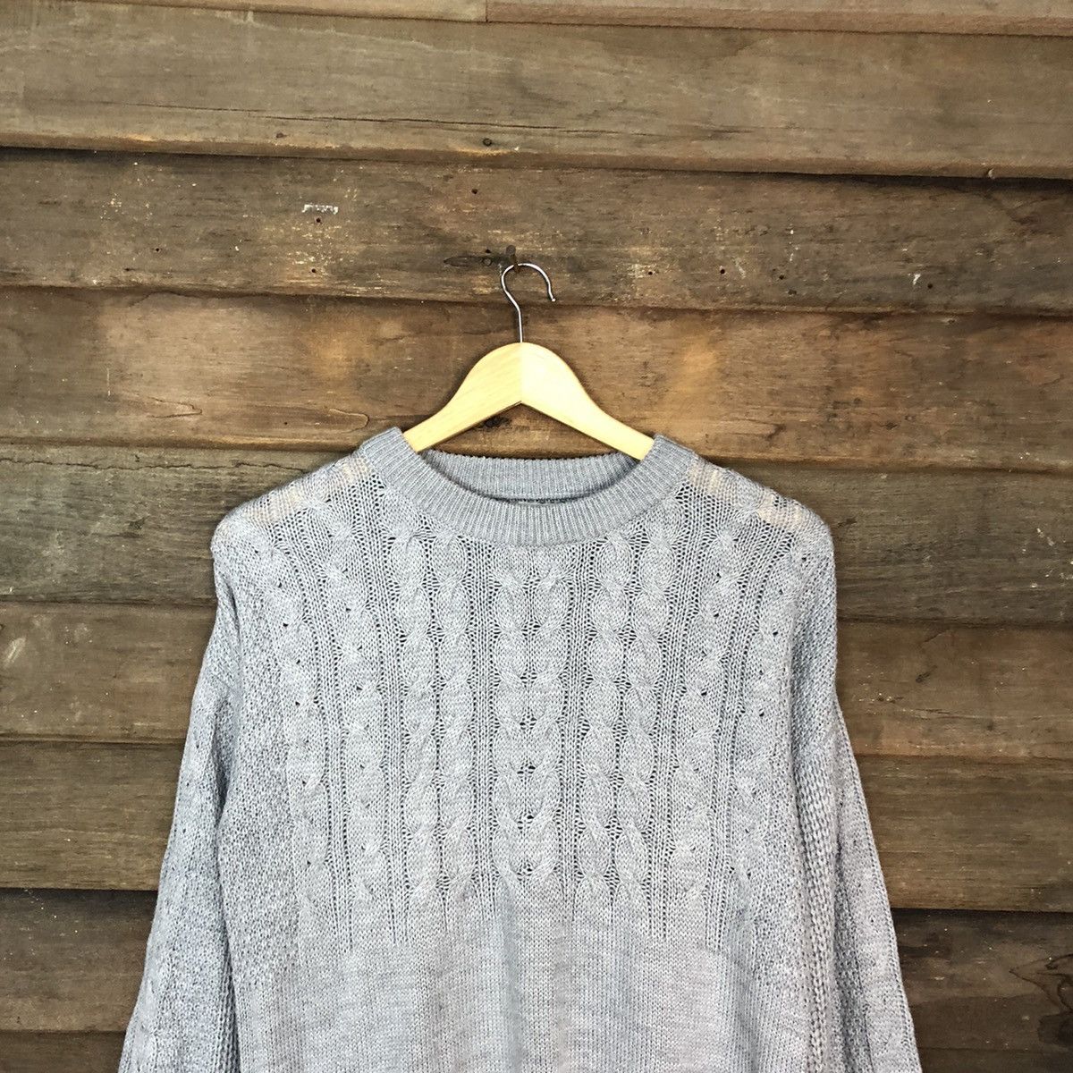 Japan Grey Long Knitwear #A107