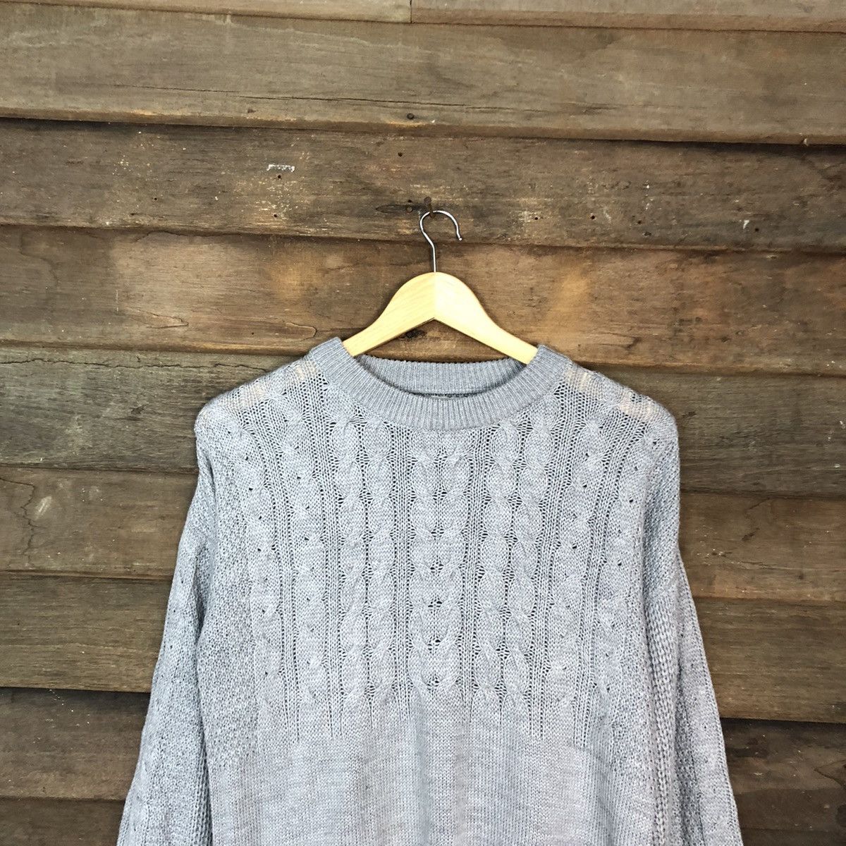 Japan Grey Long Knitwear #A107