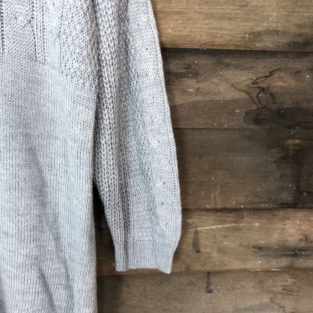 Japan Grey Long Knitwear #A107