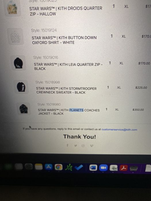 Kith Kith x Star Wars Planets Coaches Jacket Black XL | Grailed