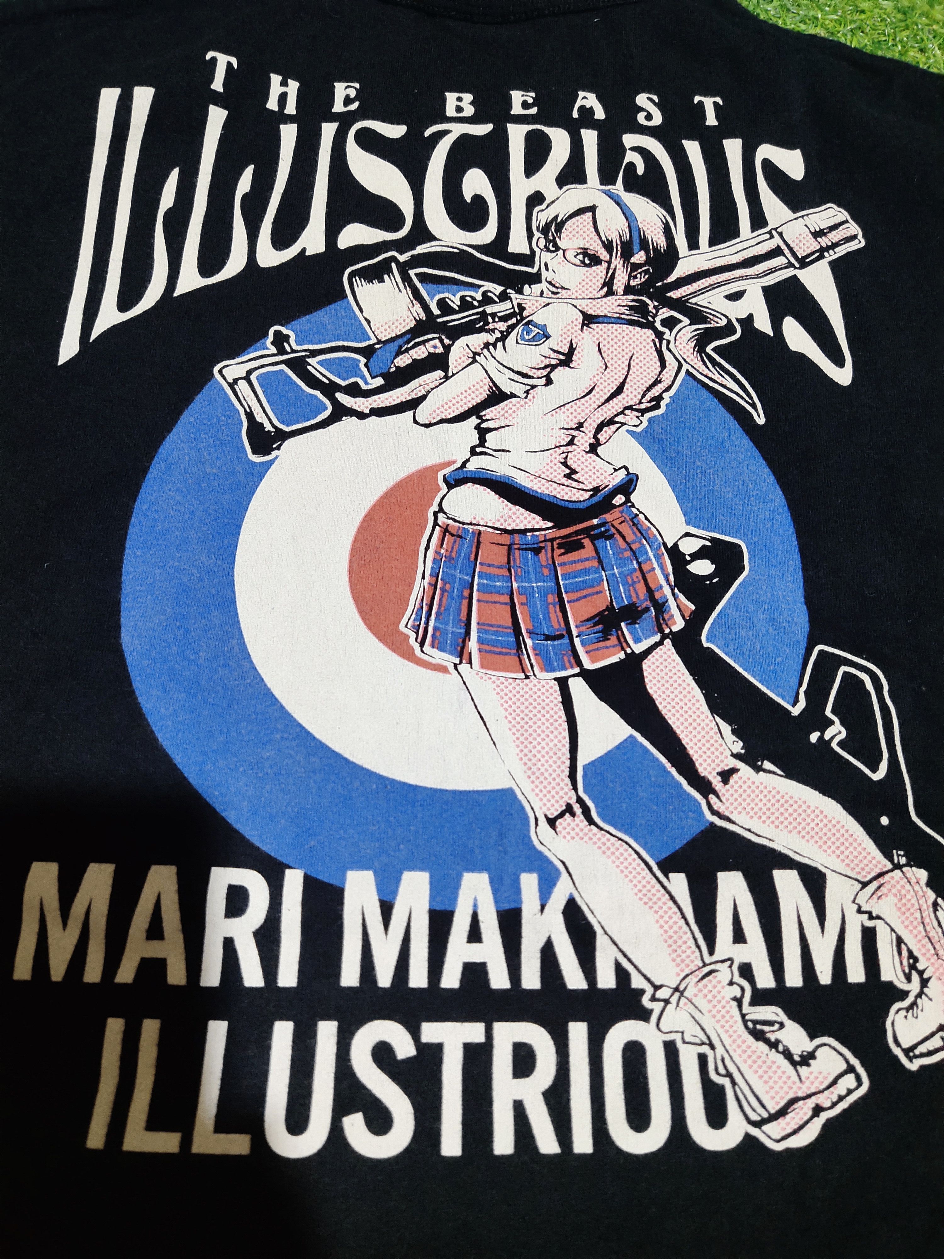 Anime × Vintage Rare Evangelion Illustrious Mari Makinami Anime Movie Size US L / EU 52-54 / 3 - 3 Thumbnail