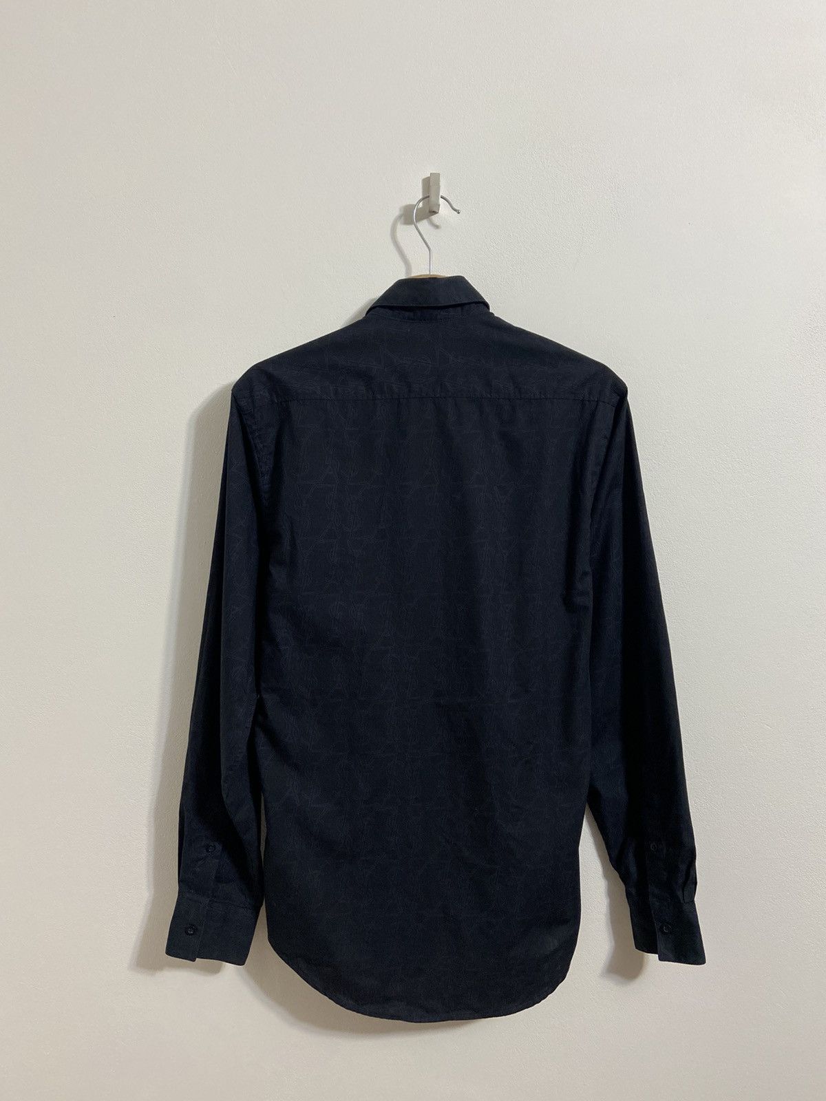 Yves Saint Laurent Yves Saint Laurent Button Up Shirt Monogram Size US S / EU 44-46 / 1 - 17 Thumbnail