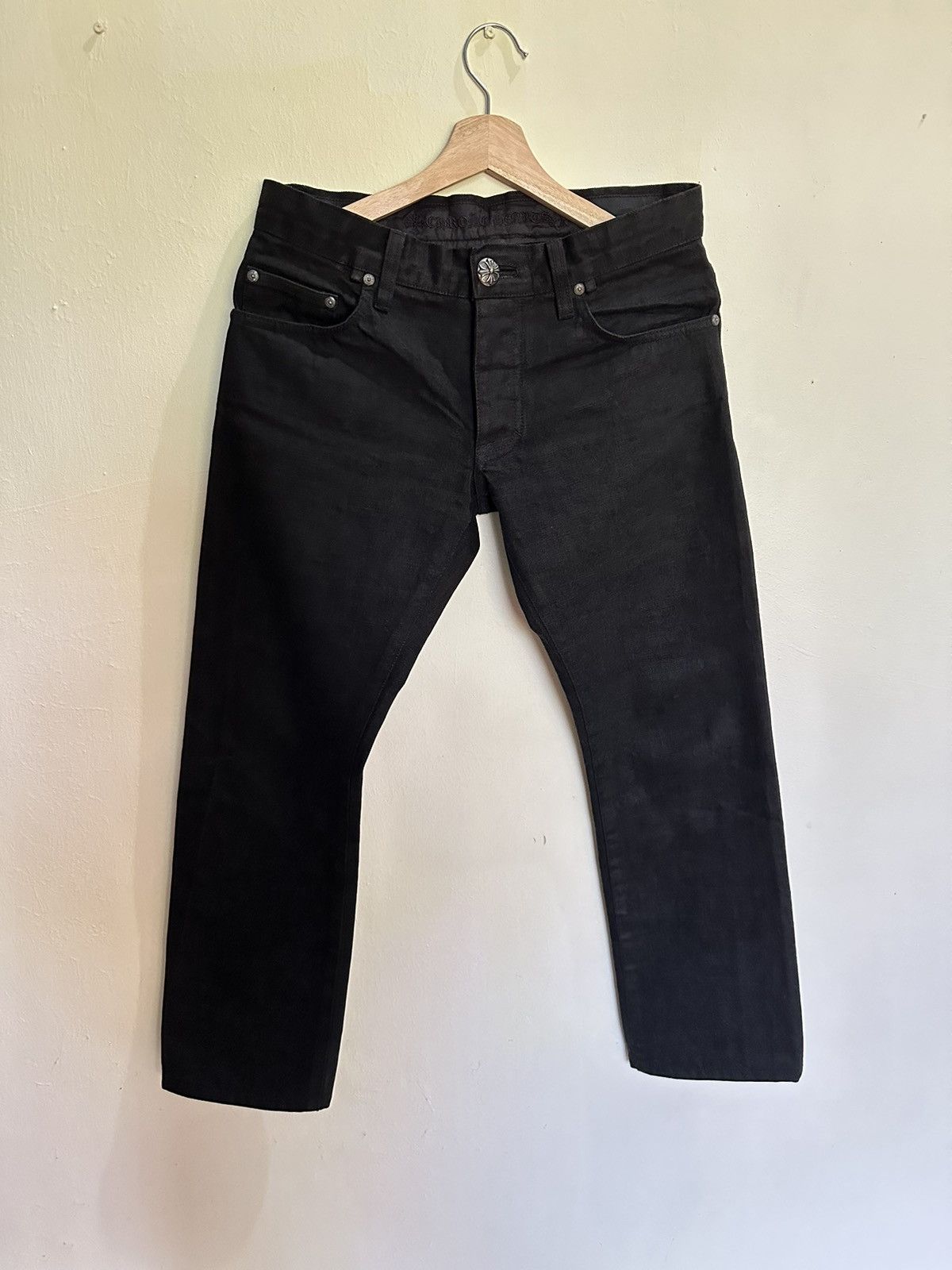 Chrome Hearts Chrome Hearts JVP Exclusive Black Raw Selvedge Denim ...