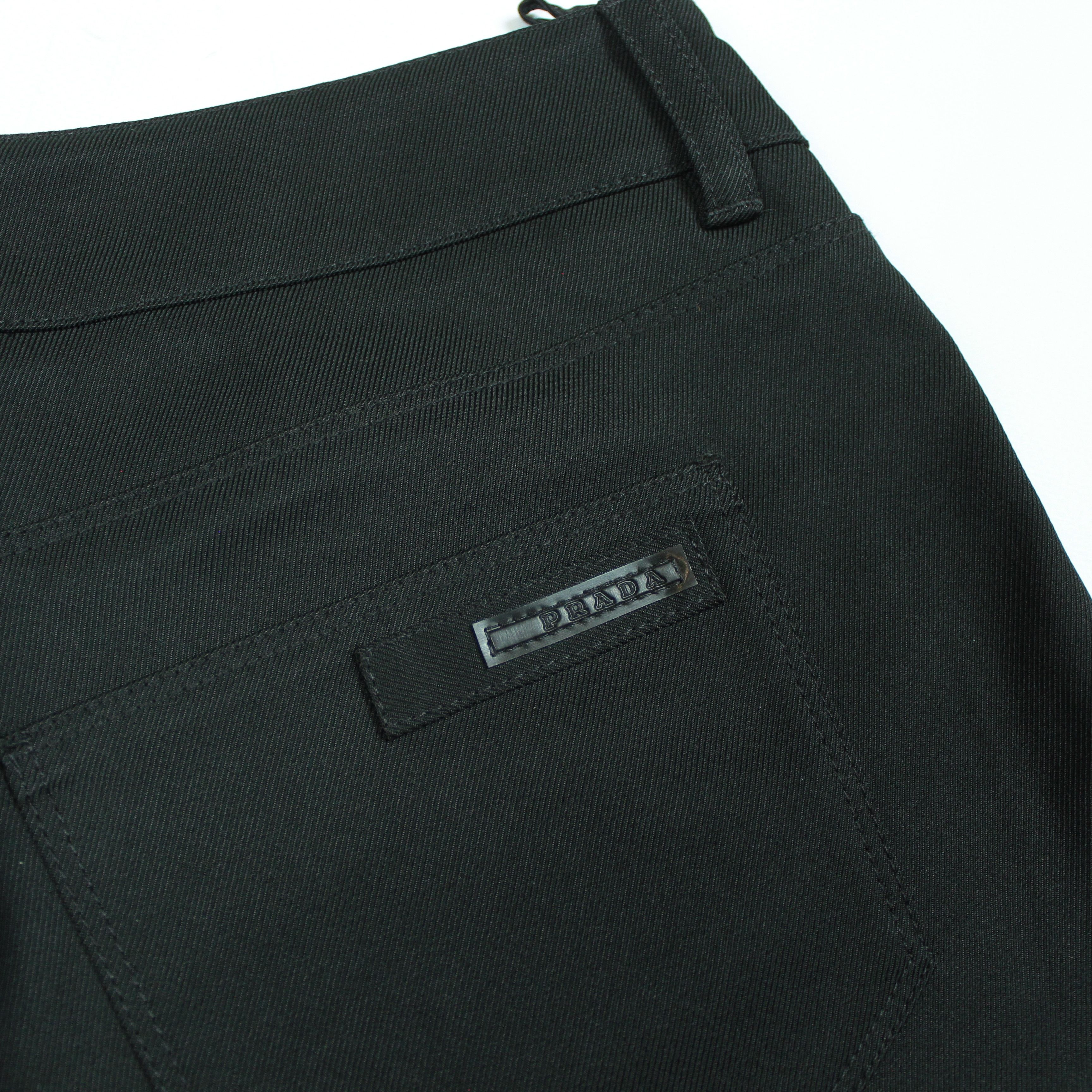 Prada Prada black tag formal pants womens 42 size black Size 28" / US 6 / IT 42 - 7 Thumbnail