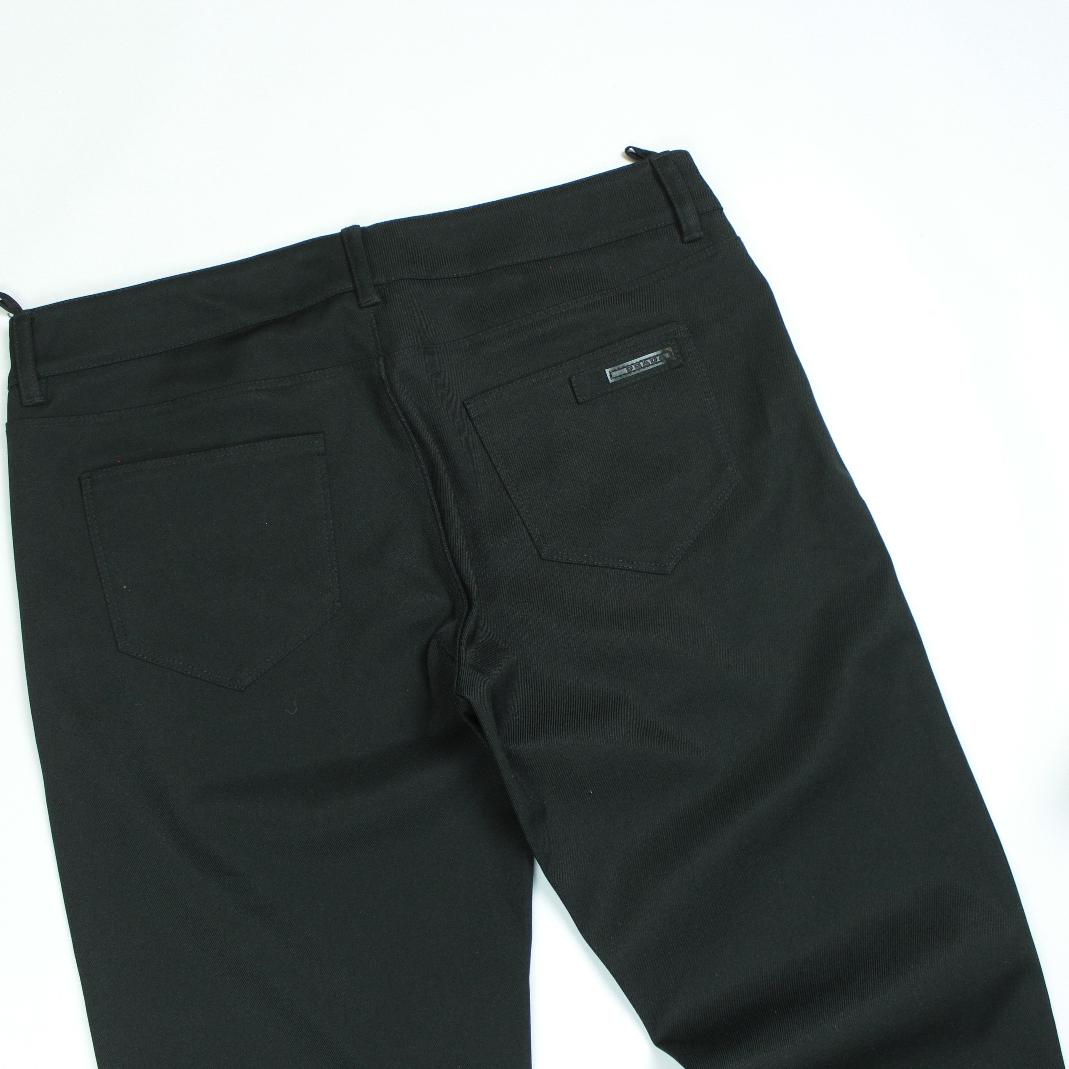 Prada Prada black tag formal pants womens 42 size black Size 28" / US 6 / IT 42 - 6 Thumbnail