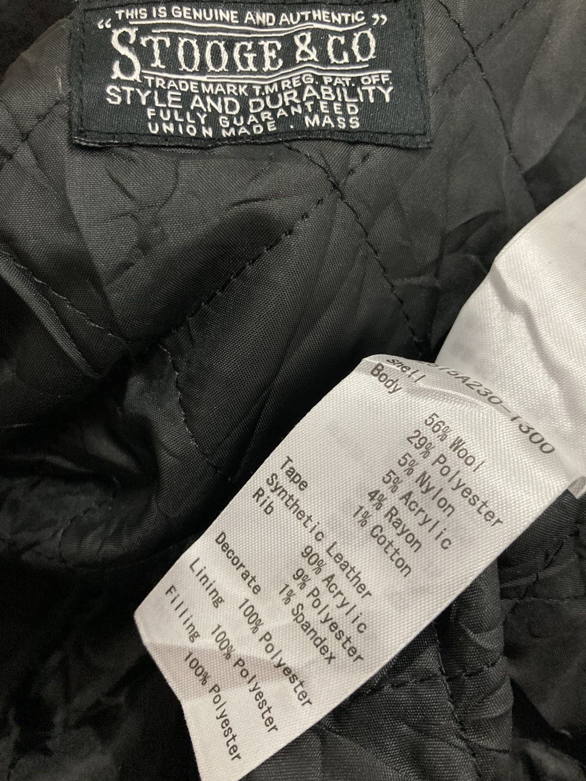 Other SUPER BLACK STOOGE & CO BOMBER JACKET Size US L / EU 52-54 / 3 - 9 Thumbnail