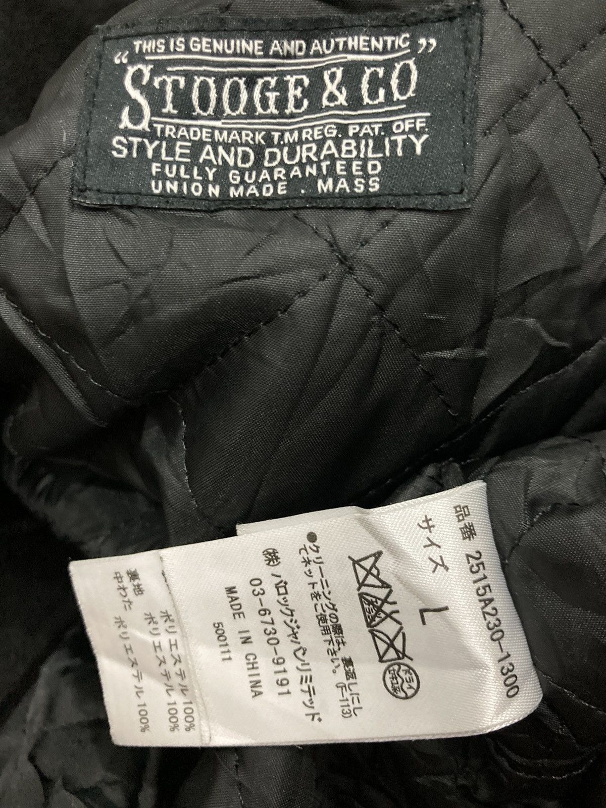 Other SUPER BLACK STOOGE & CO BOMBER JACKET Size US L / EU 52-54 / 3 - 7 Thumbnail