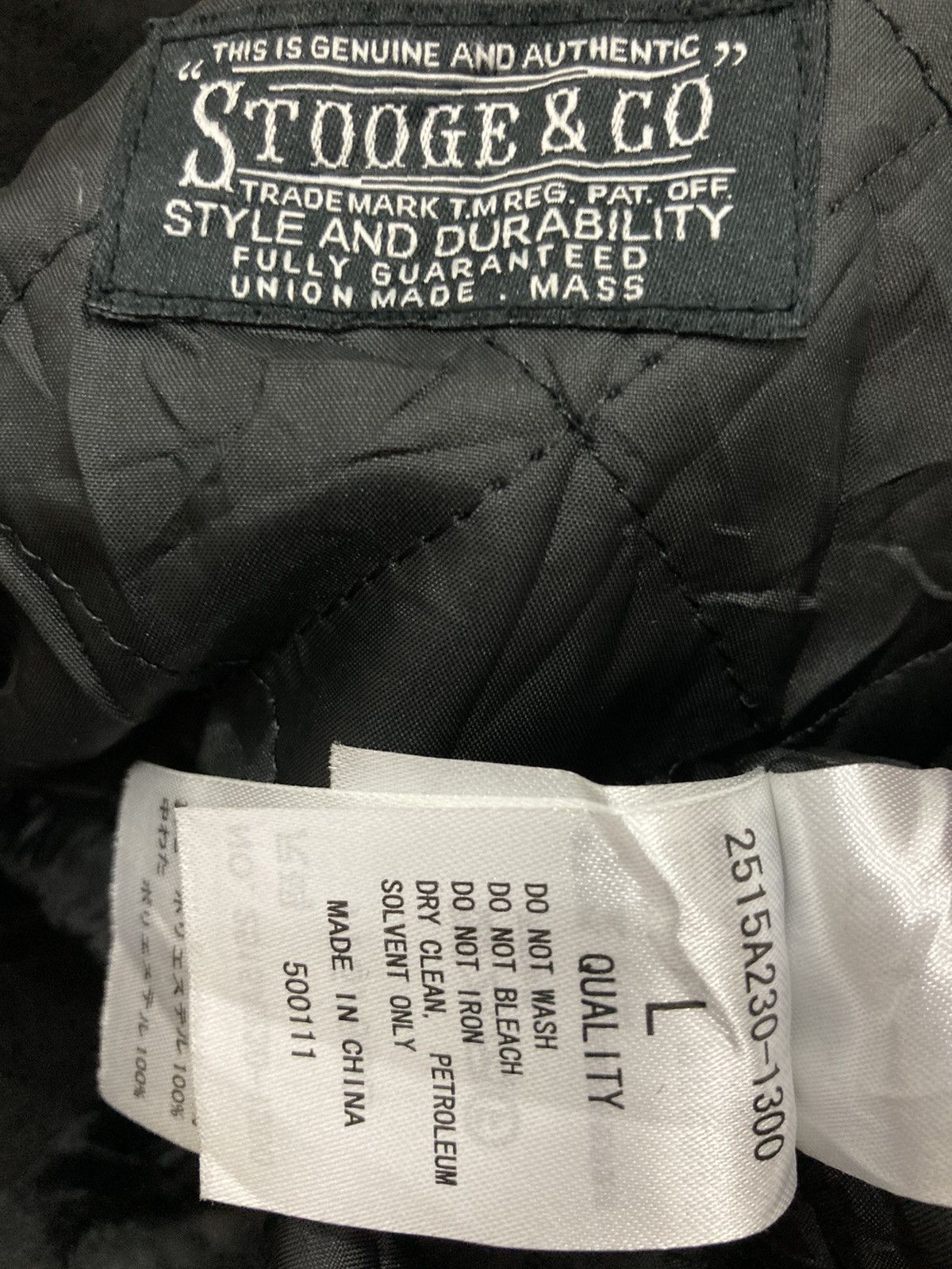 Other SUPER BLACK STOOGE & CO BOMBER JACKET Size US L / EU 52-54 / 3 - 8 Thumbnail