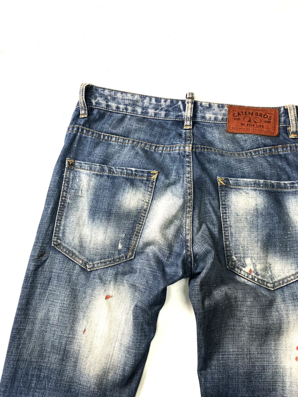 Dsquared2 × Vintage VINTAGE DSQUARED 2 CANTEN BROS DISSTRESSED DENIM Size US 31 - 19 Thumbnail