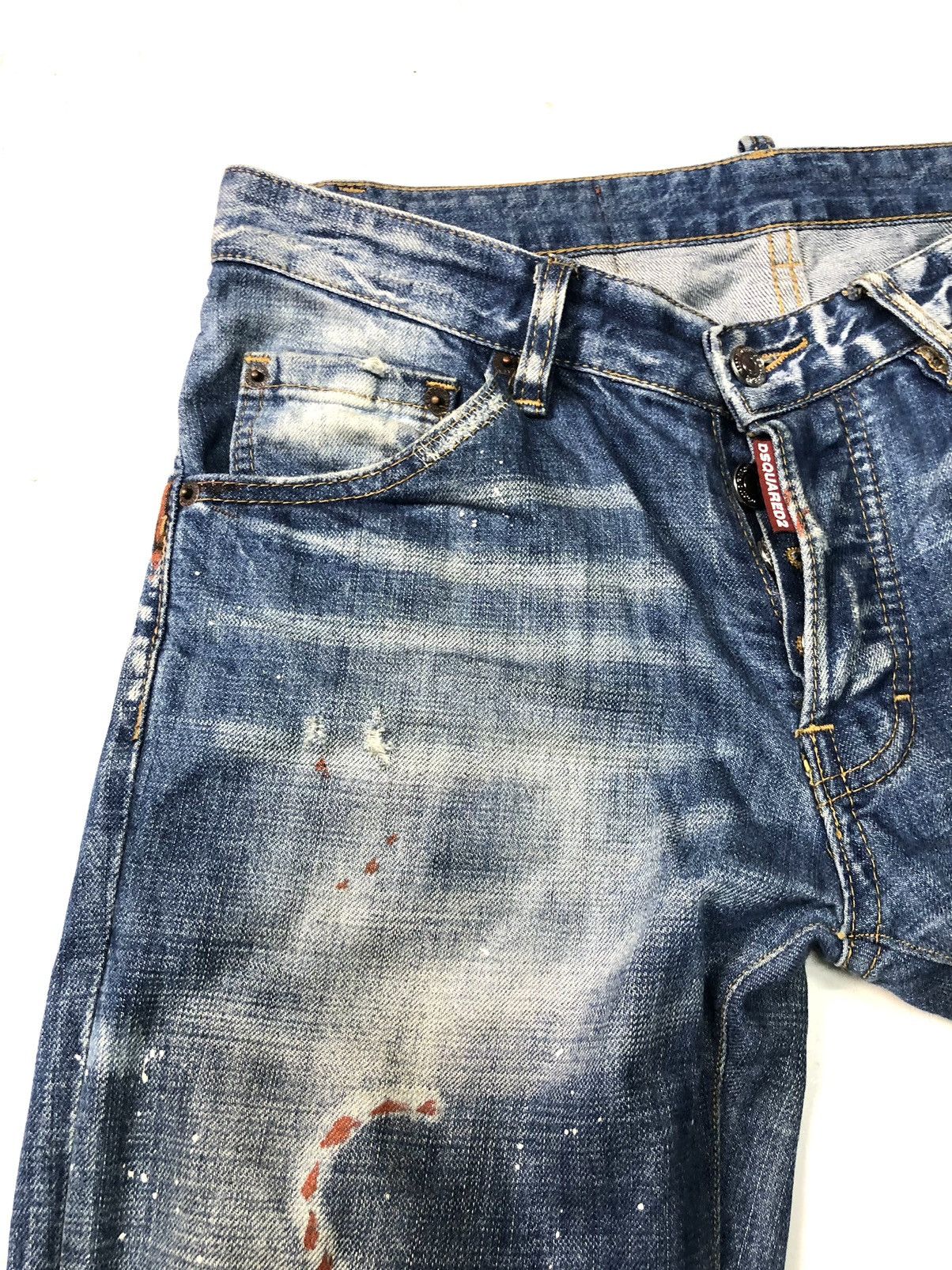 Dsquared2 × Vintage VINTAGE DSQUARED 2 CANTEN BROS DISSTRESSED DENIM Size US 31 - 5 Thumbnail