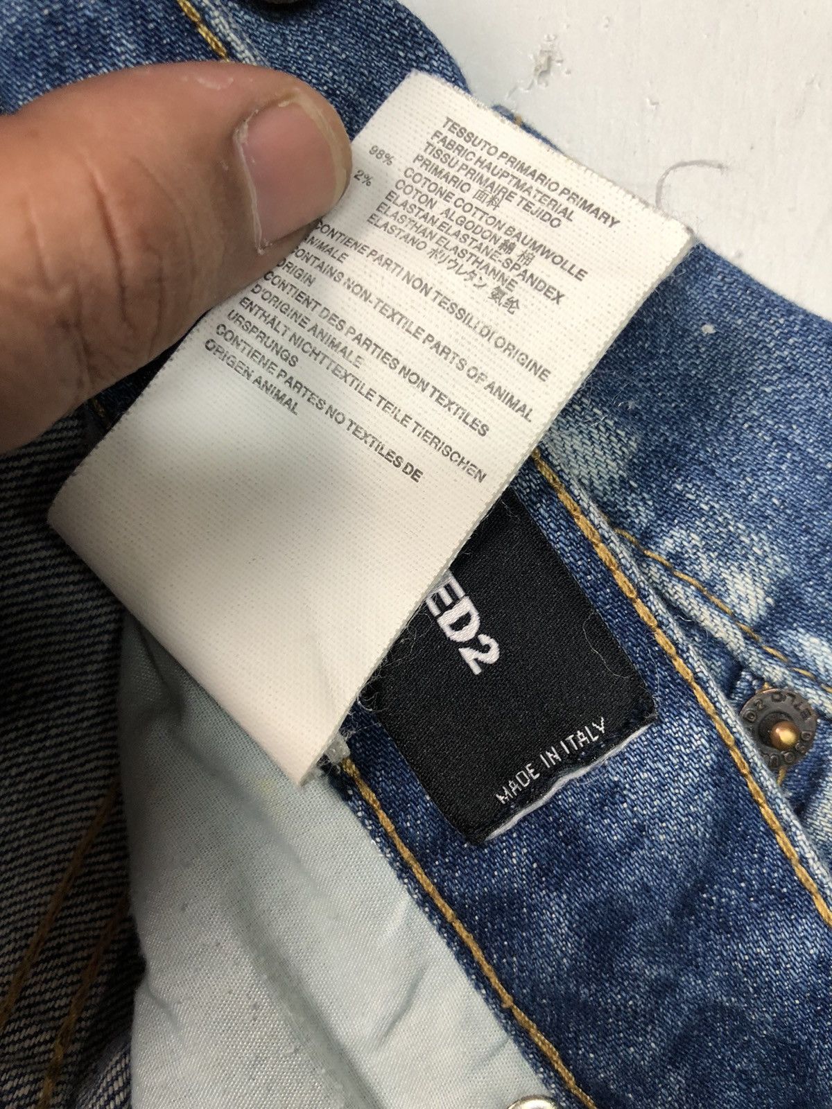 Dsquared2 × Vintage VINTAGE DSQUARED 2 CANTEN BROS DISSTRESSED DENIM Size US 31 - 13 Thumbnail