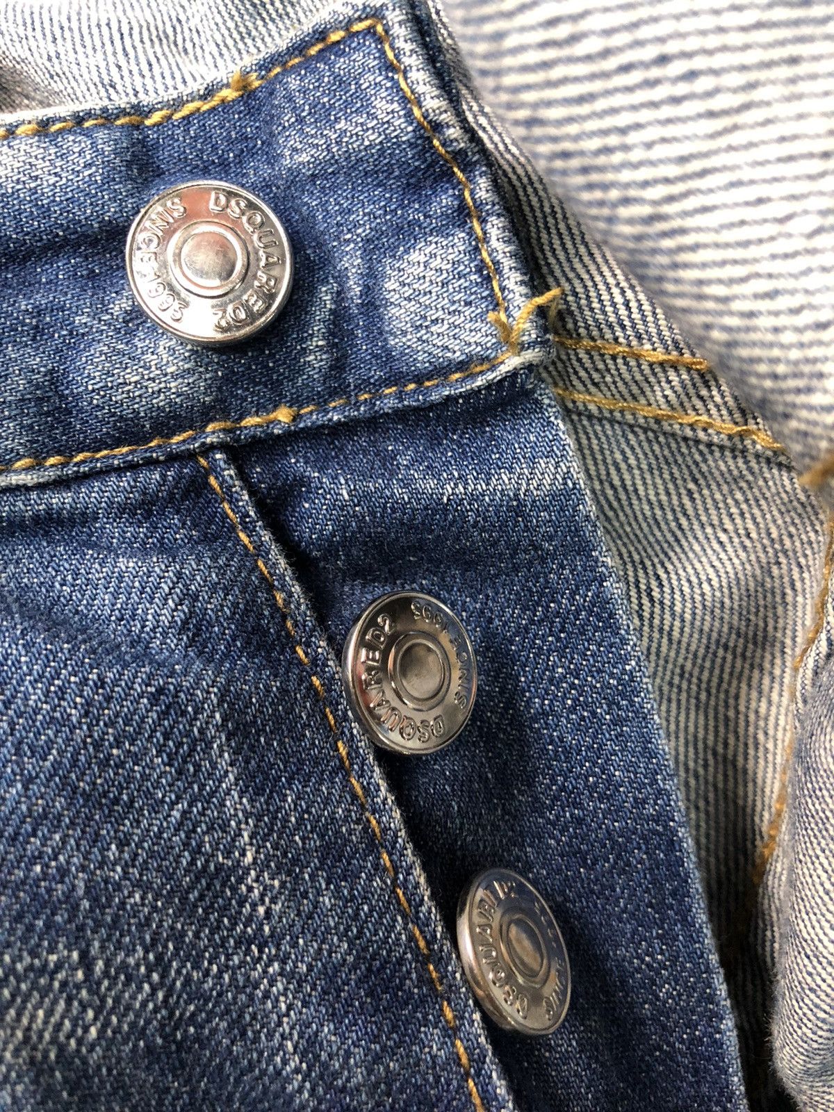 Dsquared2 × Vintage VINTAGE DSQUARED 2 CANTEN BROS DISSTRESSED DENIM Size US 31 - 14 Thumbnail