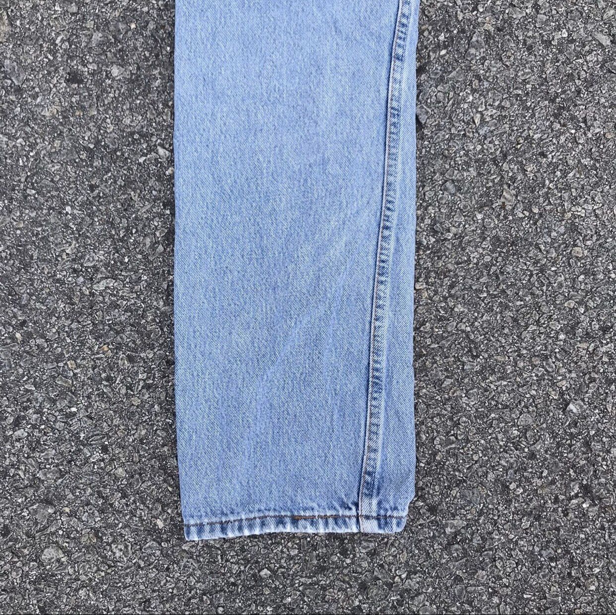 Levi's Vintage 90s Levis 501 Grunge Denim Jeans Lightwash Cobain Size US 32 / EU 48 - 15 Thumbnail