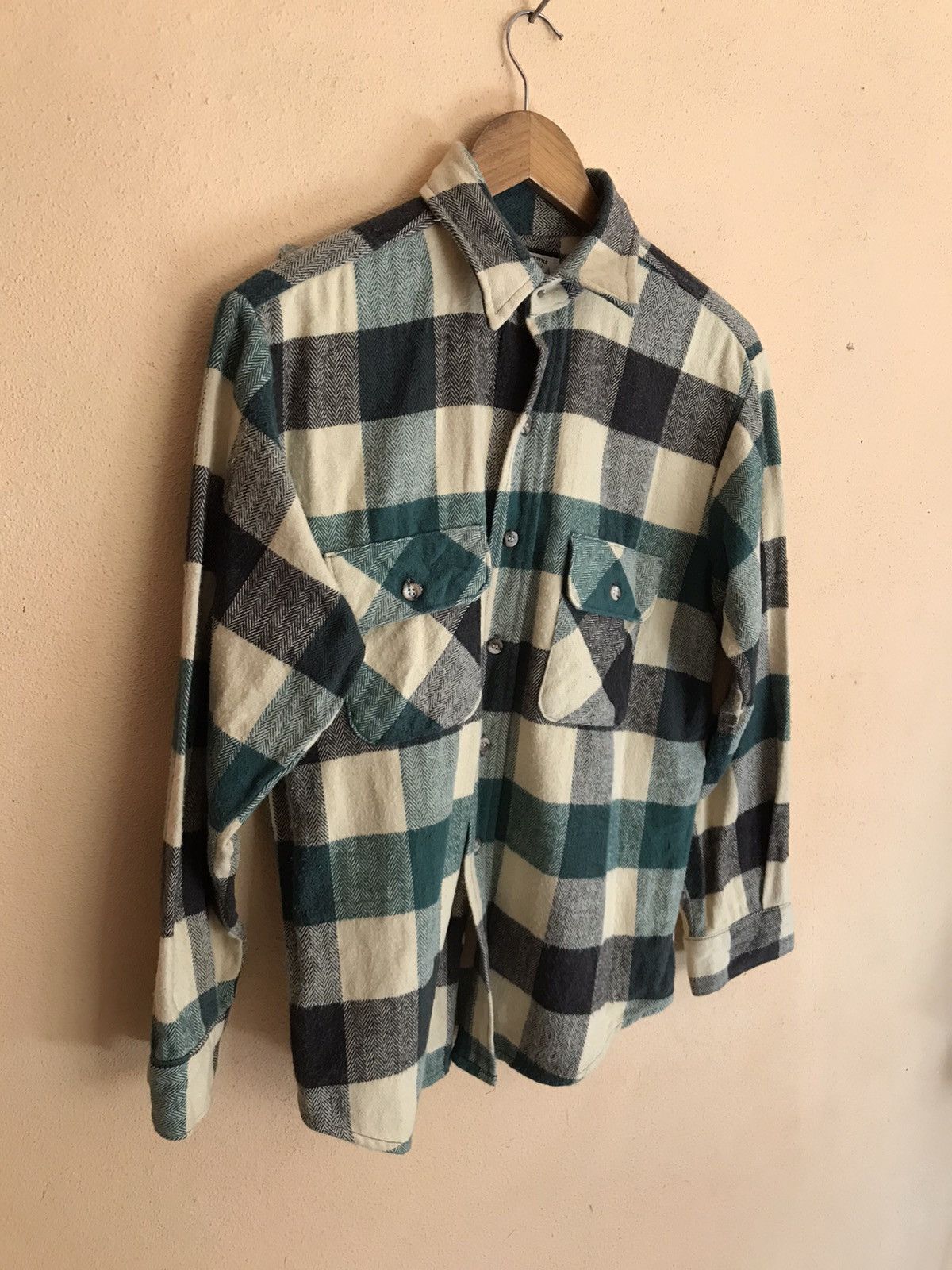 Flannel RARE VINTAGE LEVIS BUTTON UP BY KURT COBAIN STYLE Size US S / EU 44-46 / 1 - 3 Thumbnail