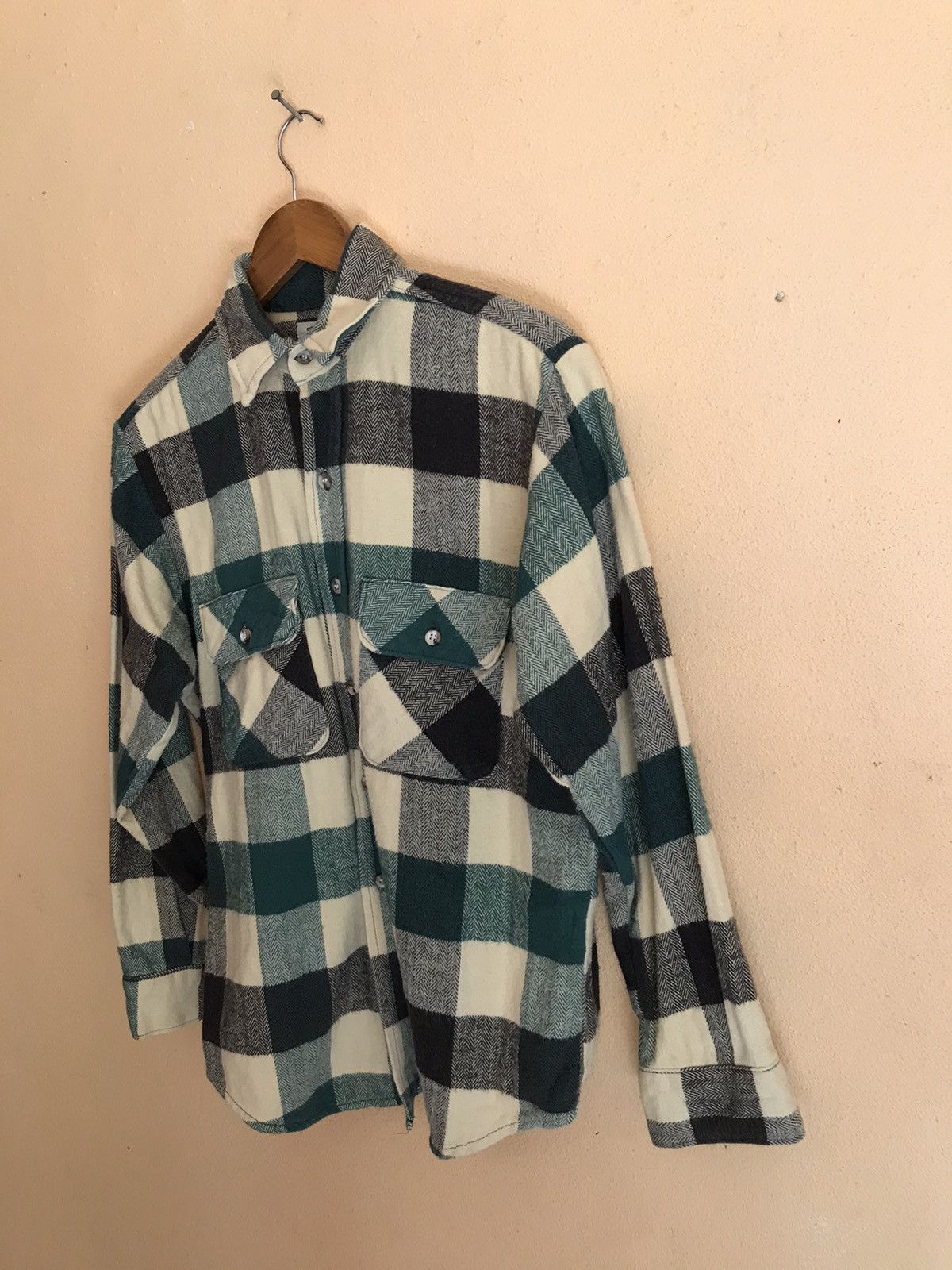Flannel RARE VINTAGE LEVIS BUTTON UP BY KURT COBAIN STYLE Size US S / EU 44-46 / 1 - 2 Thumbnail