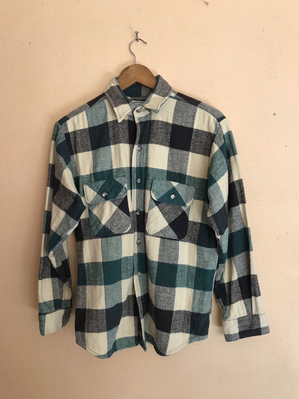 Flannel RARE VINTAGE LEVIS BUTTON UP BY KURT COBAIN STYLE Size US S / EU 44-46 / 1 - 4 Thumbnail