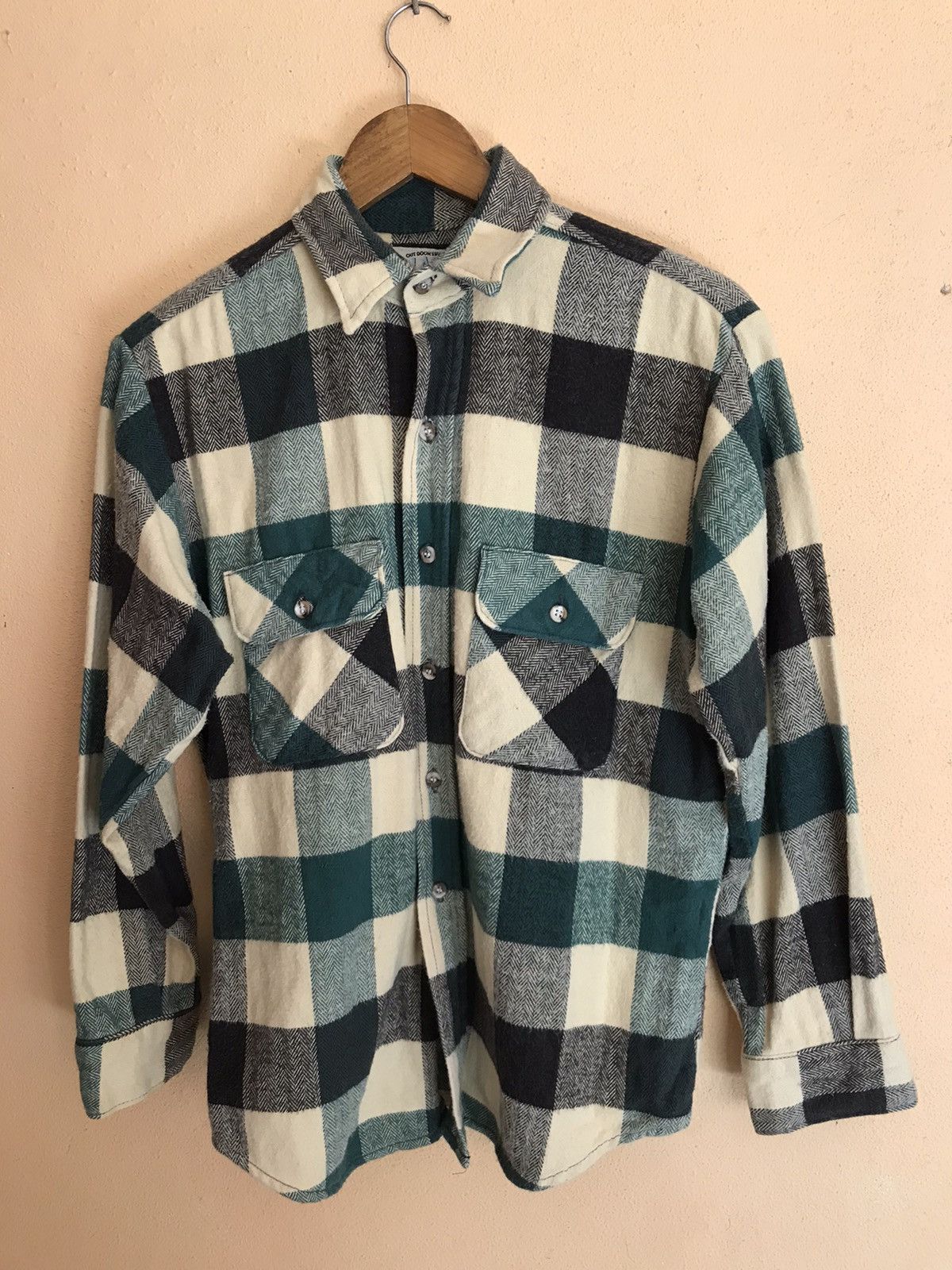 Flannel RARE VINTAGE LEVIS BUTTON UP BY KURT COBAIN STYLE Size US S / EU 44-46 / 1 - 7 Thumbnail