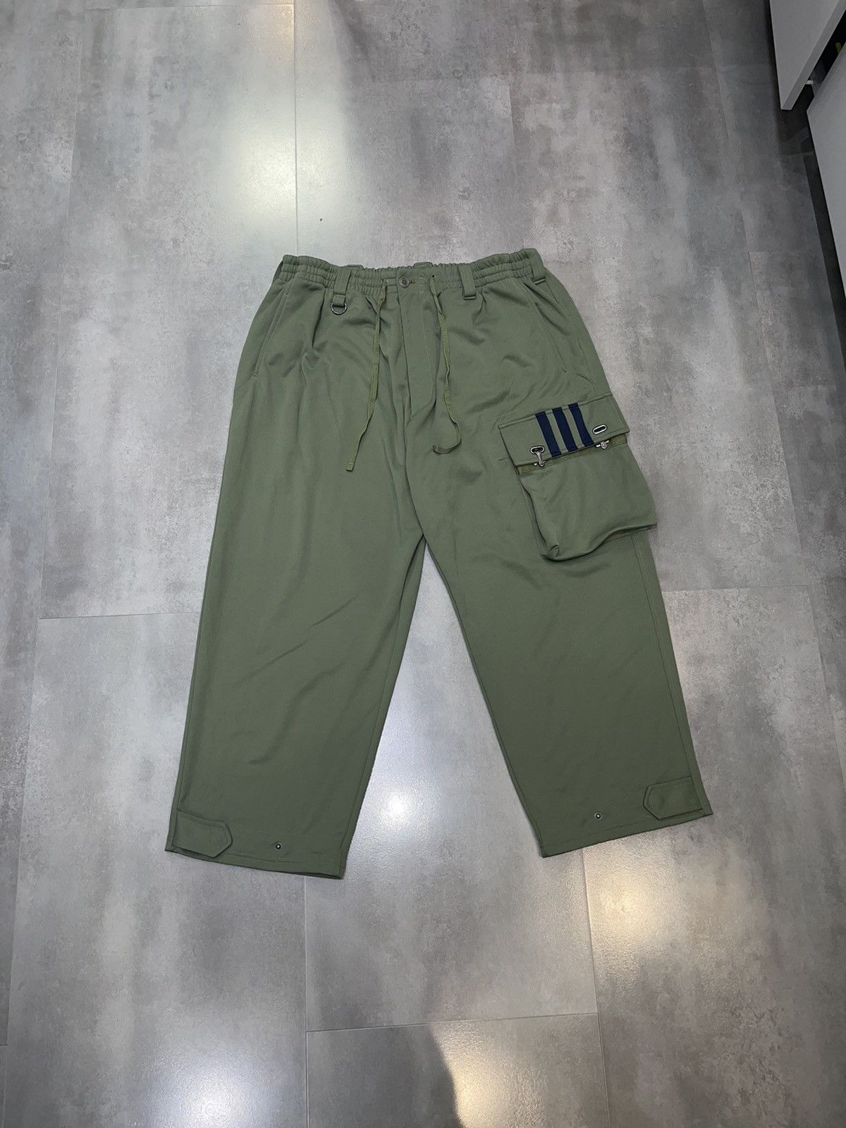 Y-3 × Yohji Yamamoto DS! Yohji Yamamoto X Adidas Military Green Cargo Pants Size US 34 / EU 50 - 1 Thumbnail