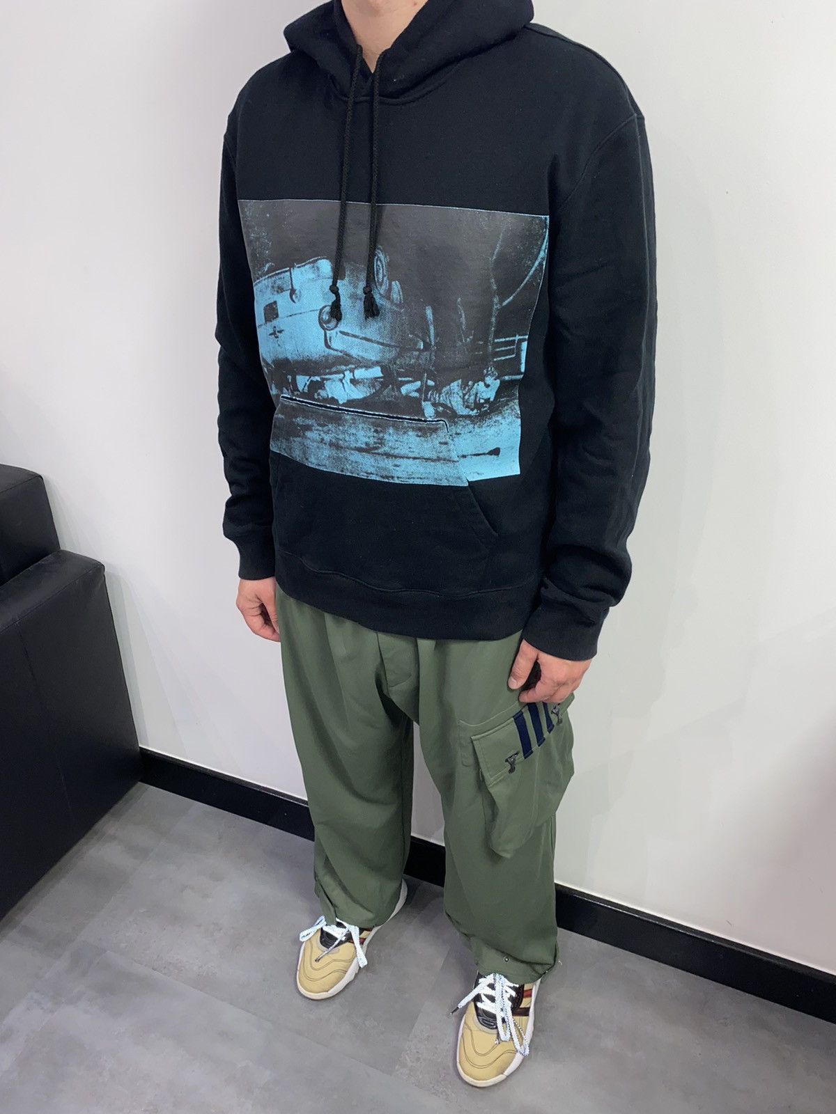 Y-3 × Yohji Yamamoto DS! Yohji Yamamoto X Adidas Military Green Cargo Pants Size US 34 / EU 50 - 4 Thumbnail