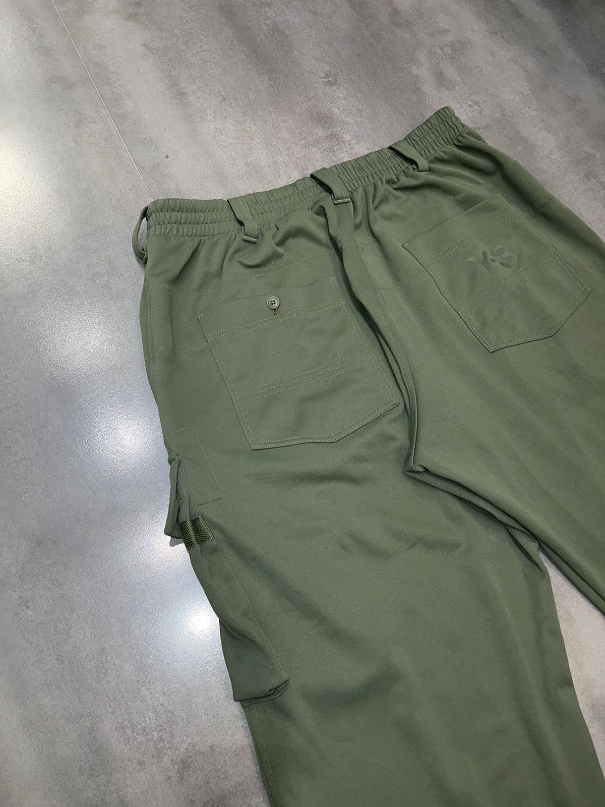Y-3 × Yohji Yamamoto DS! Yohji Yamamoto X Adidas Military Green Cargo Pants Size US 34 / EU 50 - 10 Thumbnail
