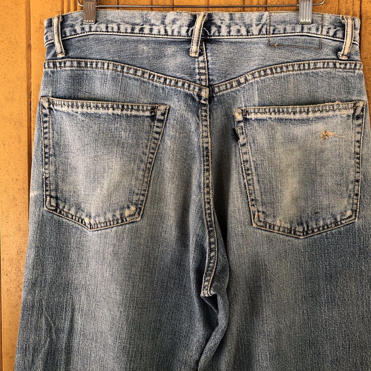 Japanese Brand Vintage Fat Tokyo selvedge baggy jeans distressed denim Size US 34 / EU 50 - 7 Thumbnail