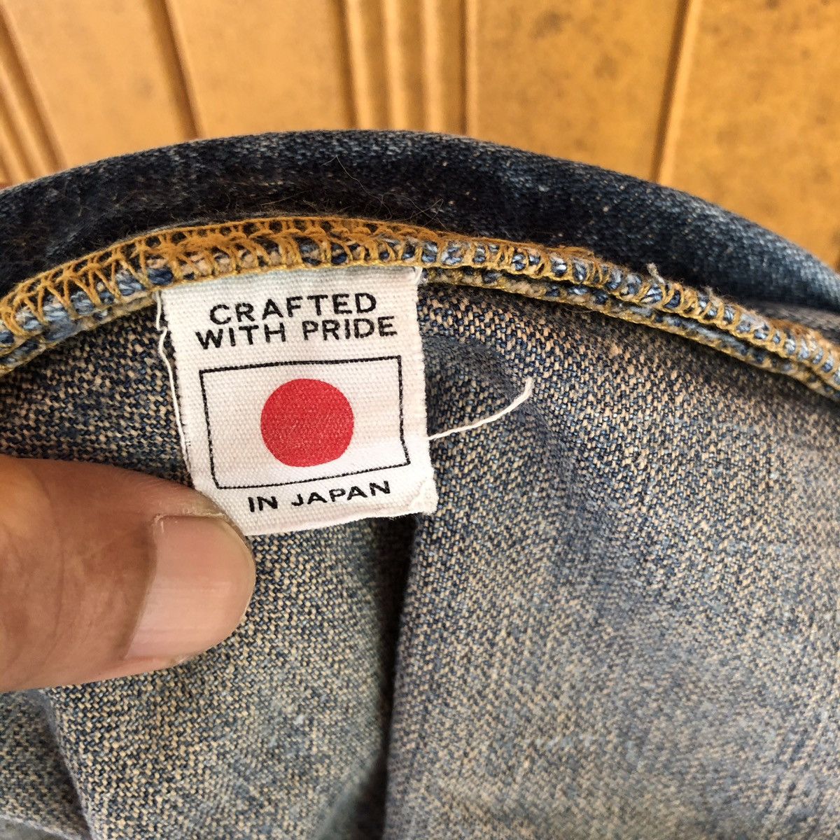 Japanese Brand Vintage Fat Tokyo selvedge baggy jeans distressed denim Size US 34 / EU 50 - 9 Thumbnail