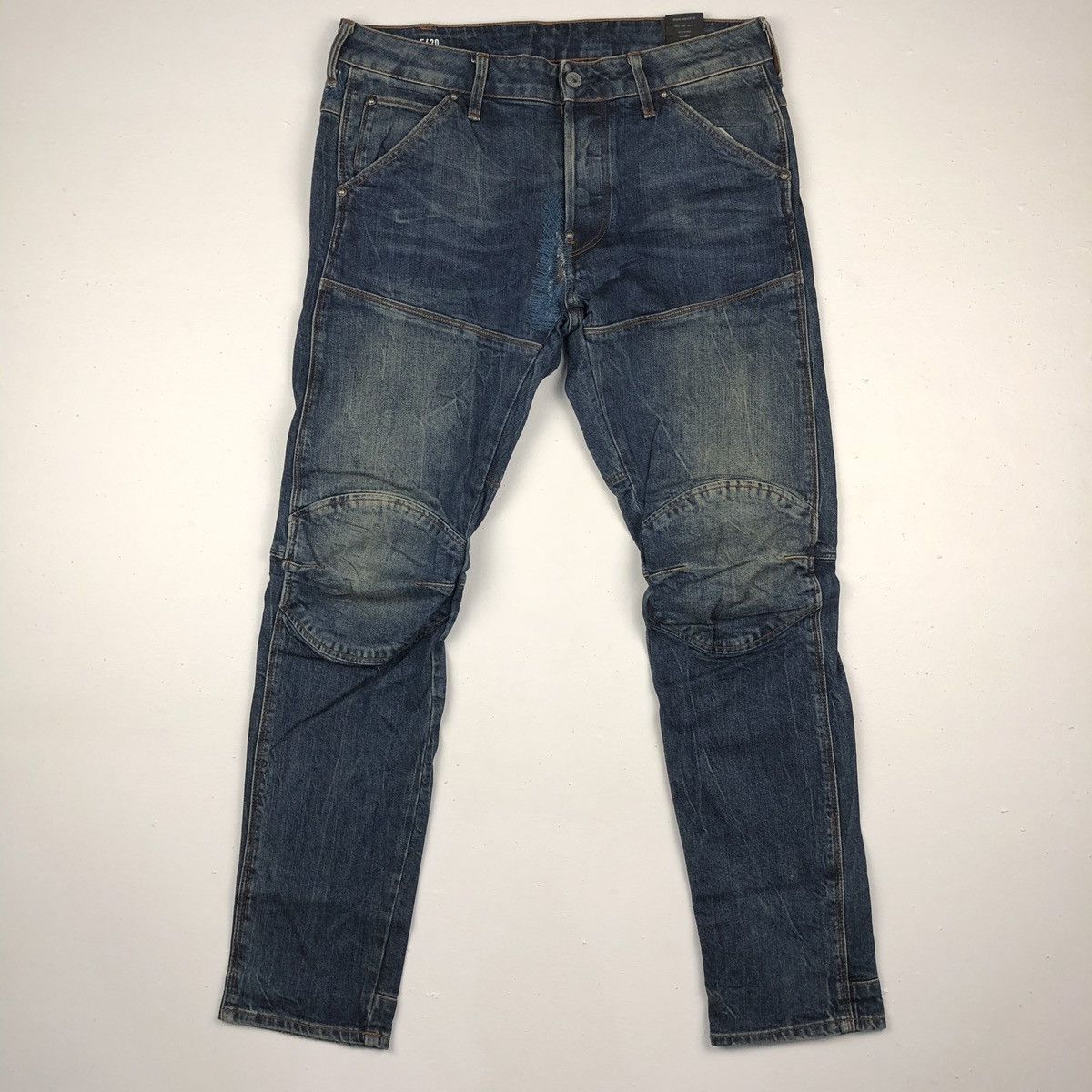 G-Star G-Star Raw denim biker jeans distressed denim like balmain Size US 32 / EU 48 - 1 Thumbnail