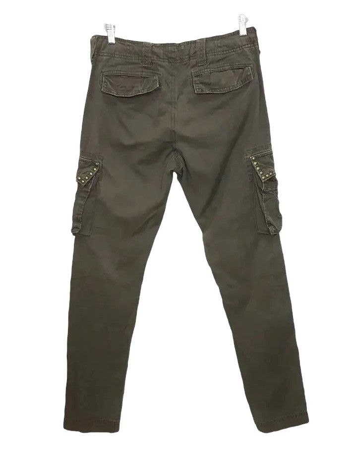 Designer × Japanese Brand Japanese Drawstring Studded Cargo Style Military Pant Size US 31 - 2 Thumbnail